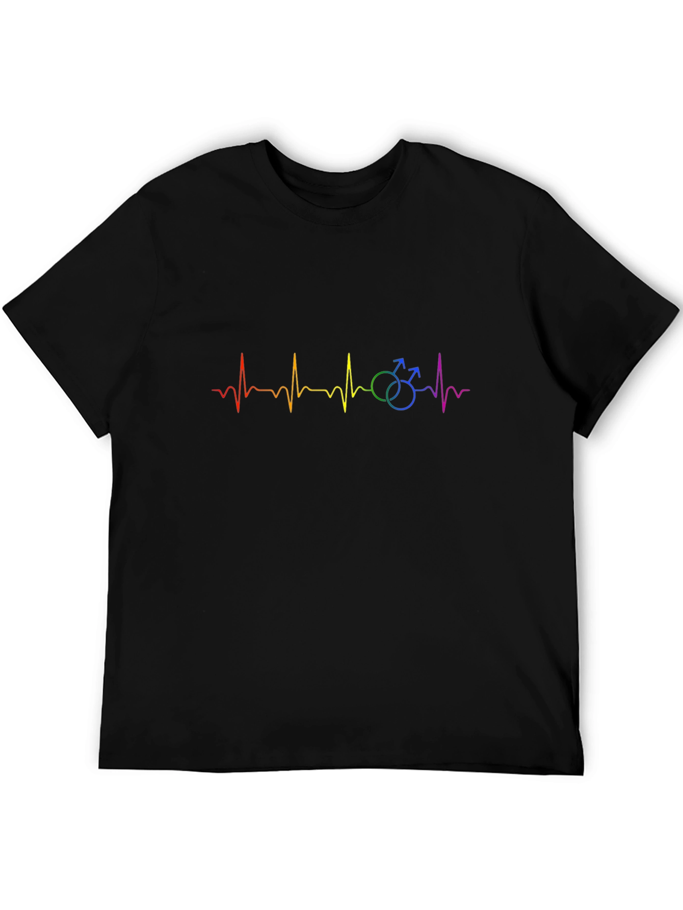Pride Pulse T-Shirt - LGBTQ+ Heartbeat Tee