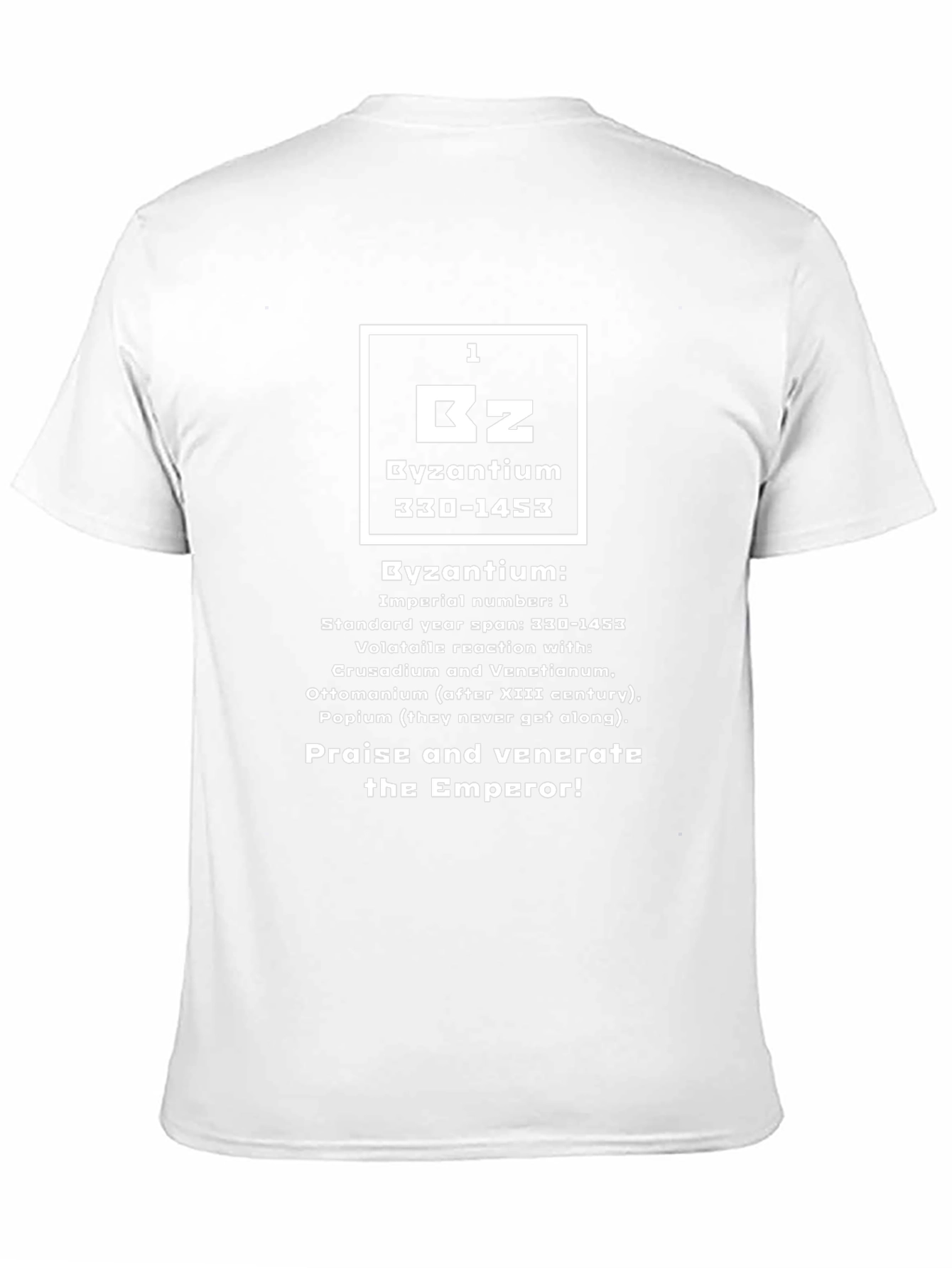 Byzantium Periodic Table T-Shirt