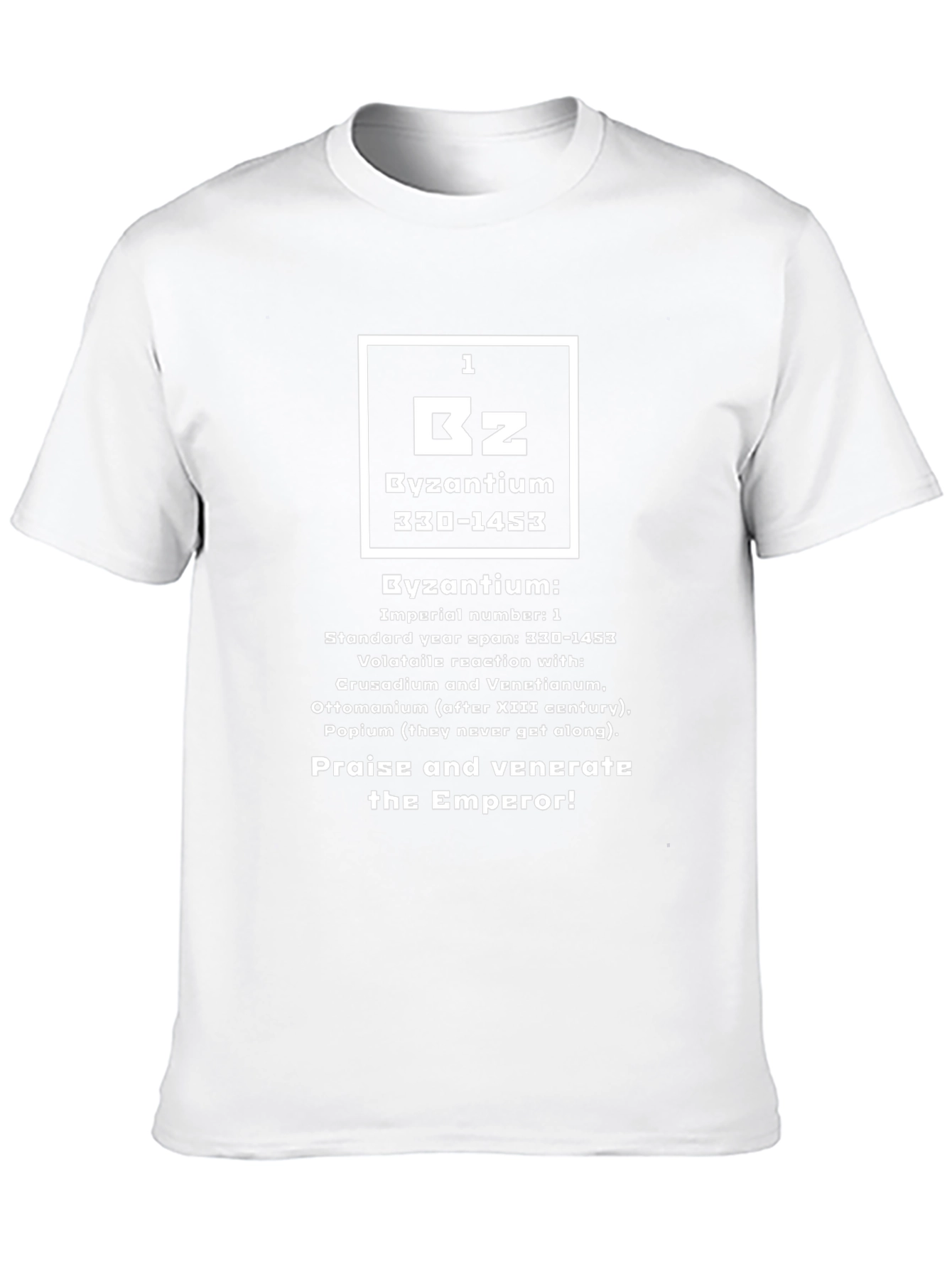 Byzantium Periodic Table T-Shirt