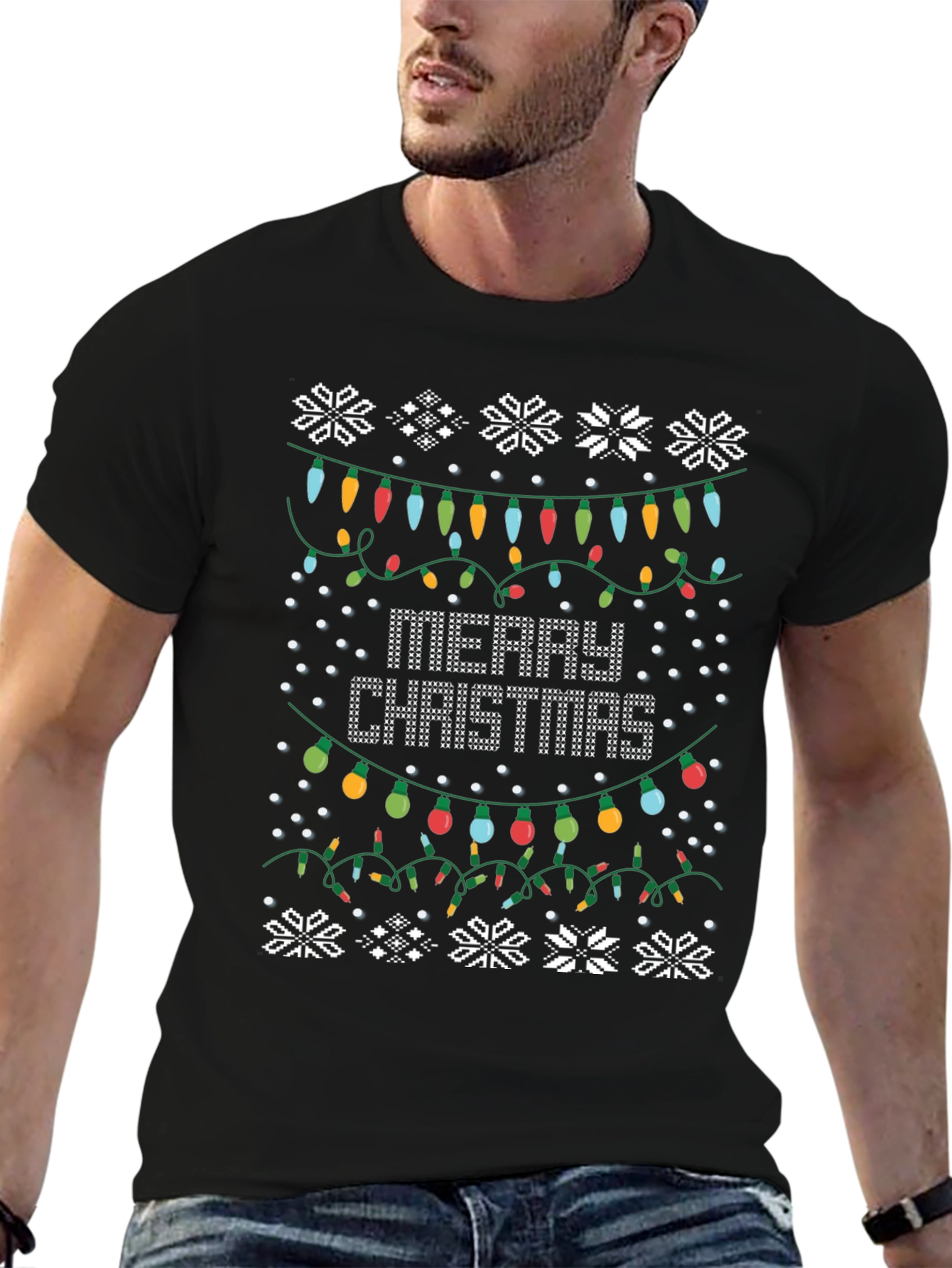 Merry Christmas Lights T-Shirt