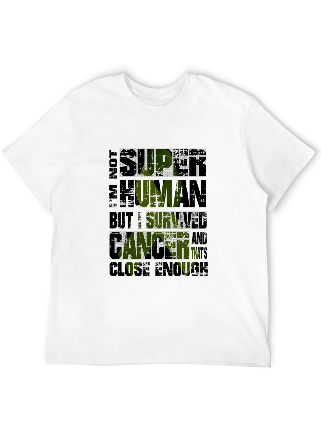 Im Not Super Human Cancer Survivor T-Shirt