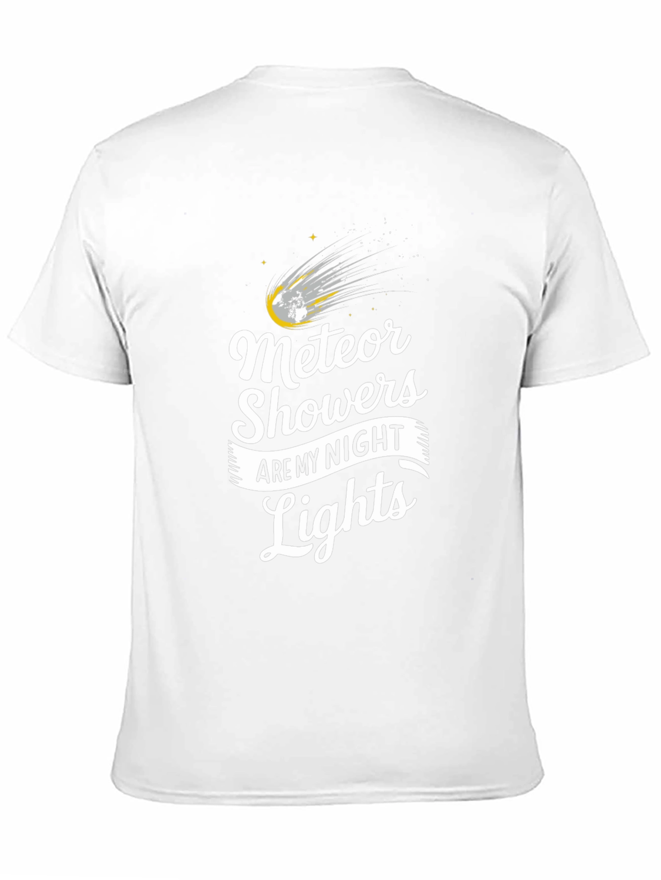 Meteor Showers Black Graphic T-Shirt
