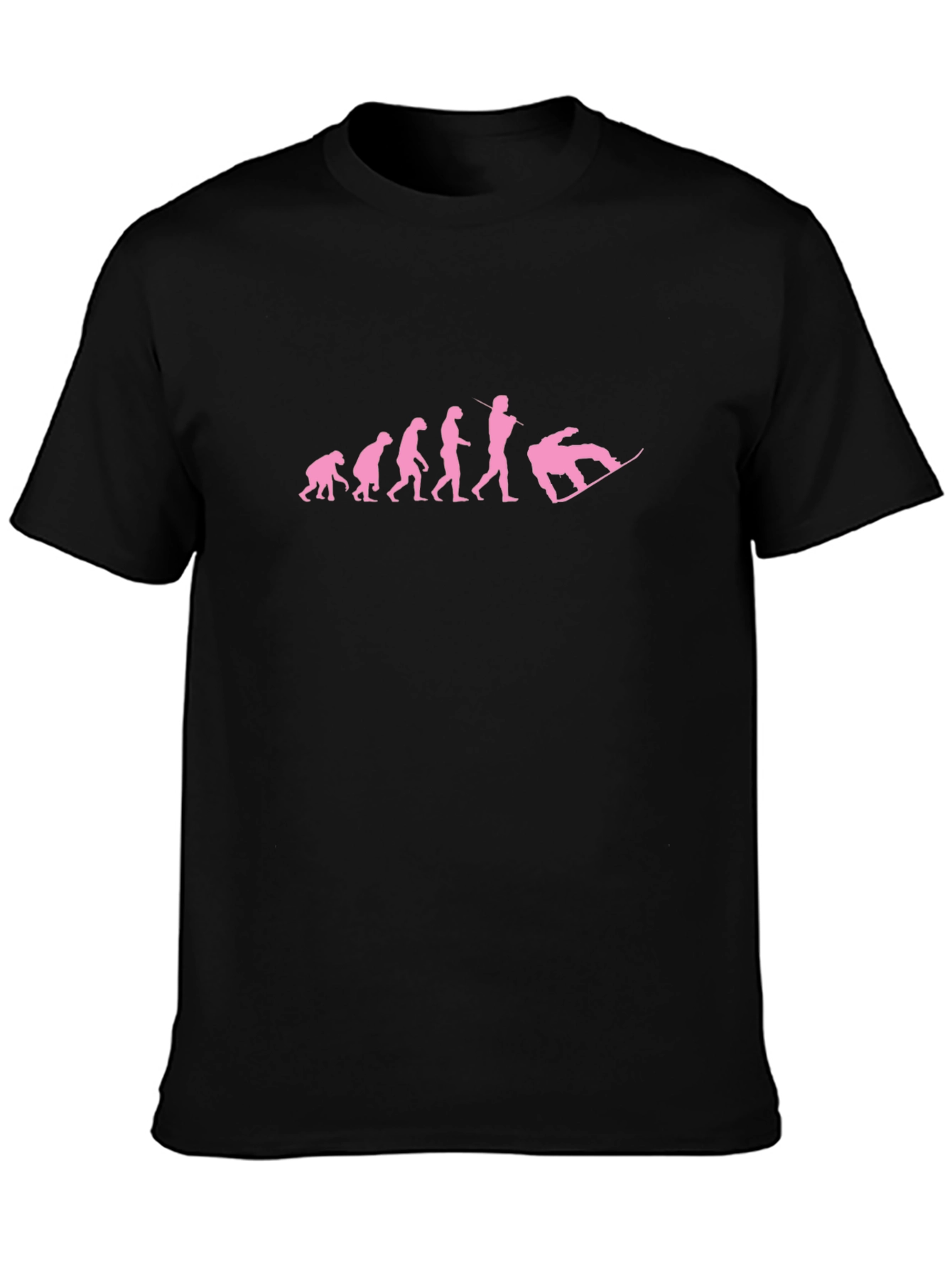 Snowboard Evolution Graphic Tee - Black