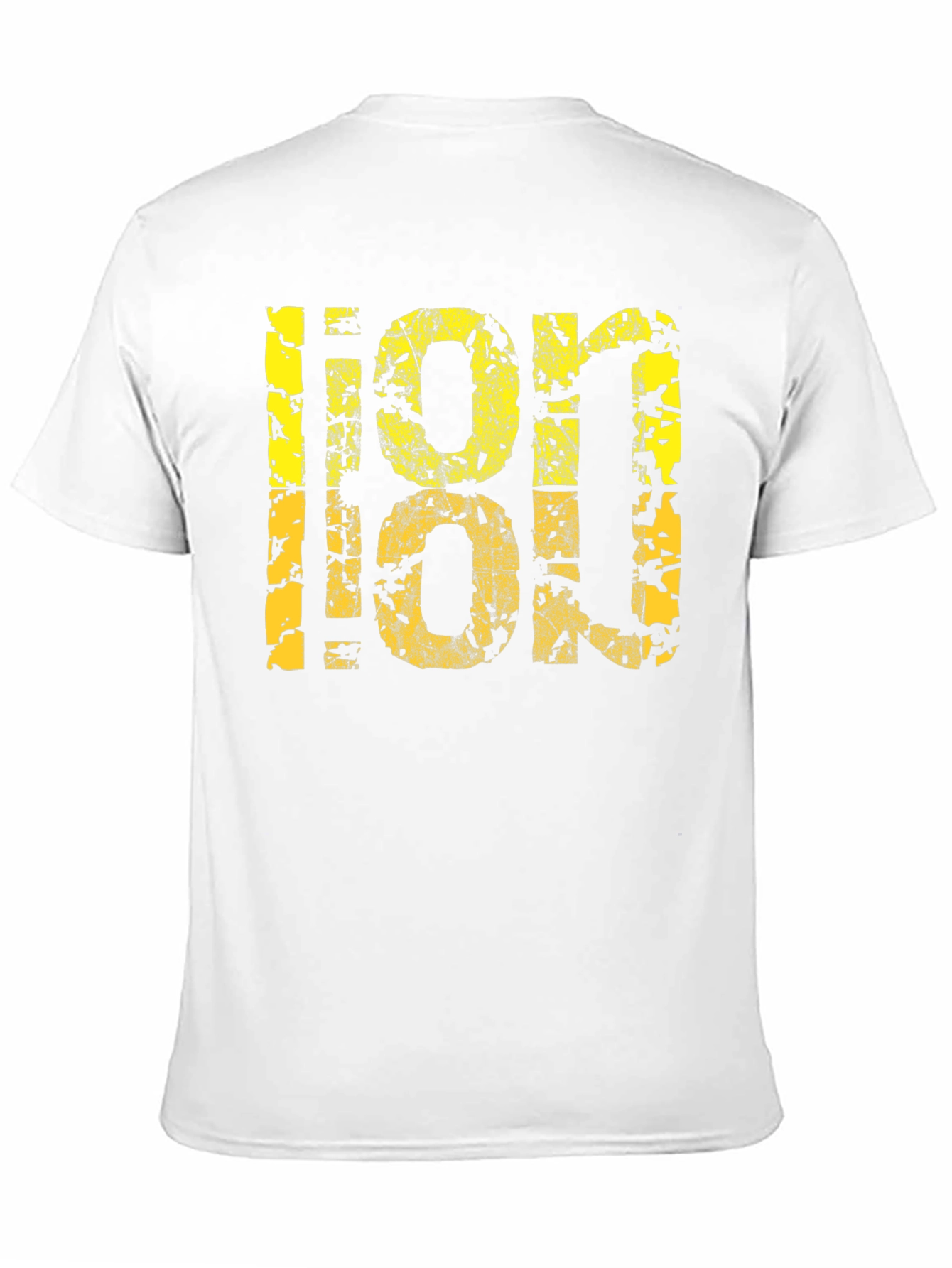 Distressed LOL Graphic Tee - Black Casual T-Shirt