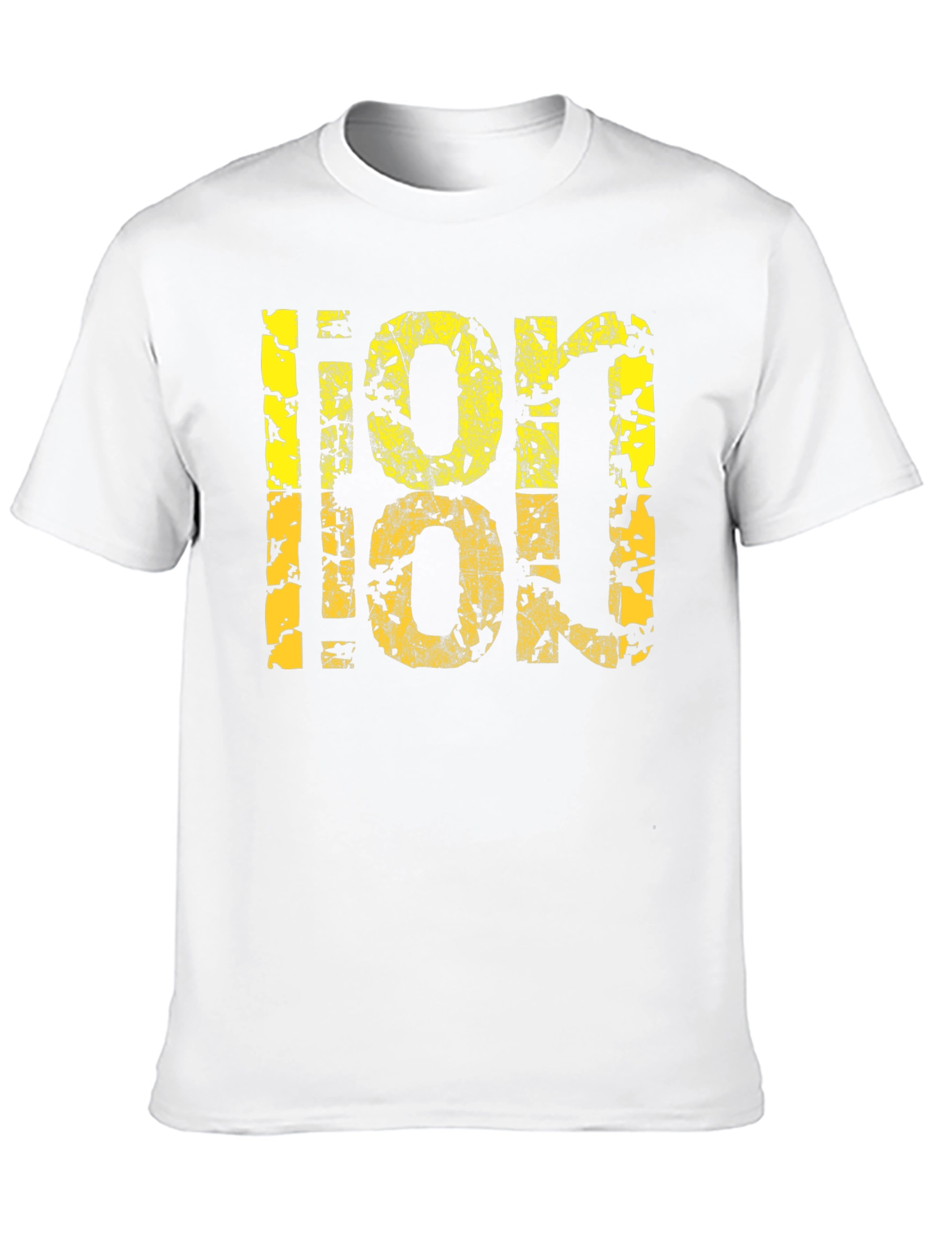 Distressed LOL Graphic Tee - Black Casual T-Shirt