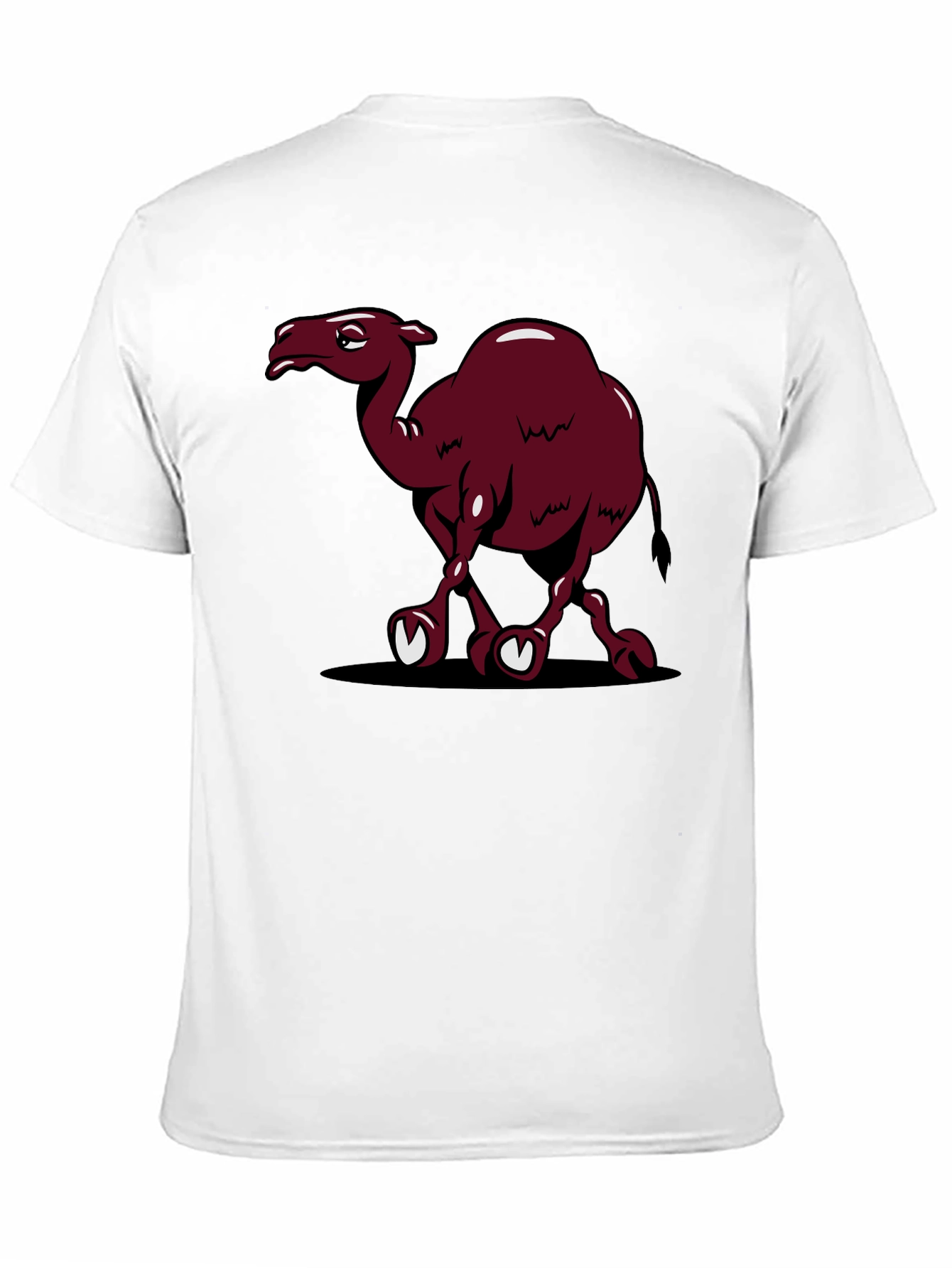 Camel Cartoon Black T-Shirt