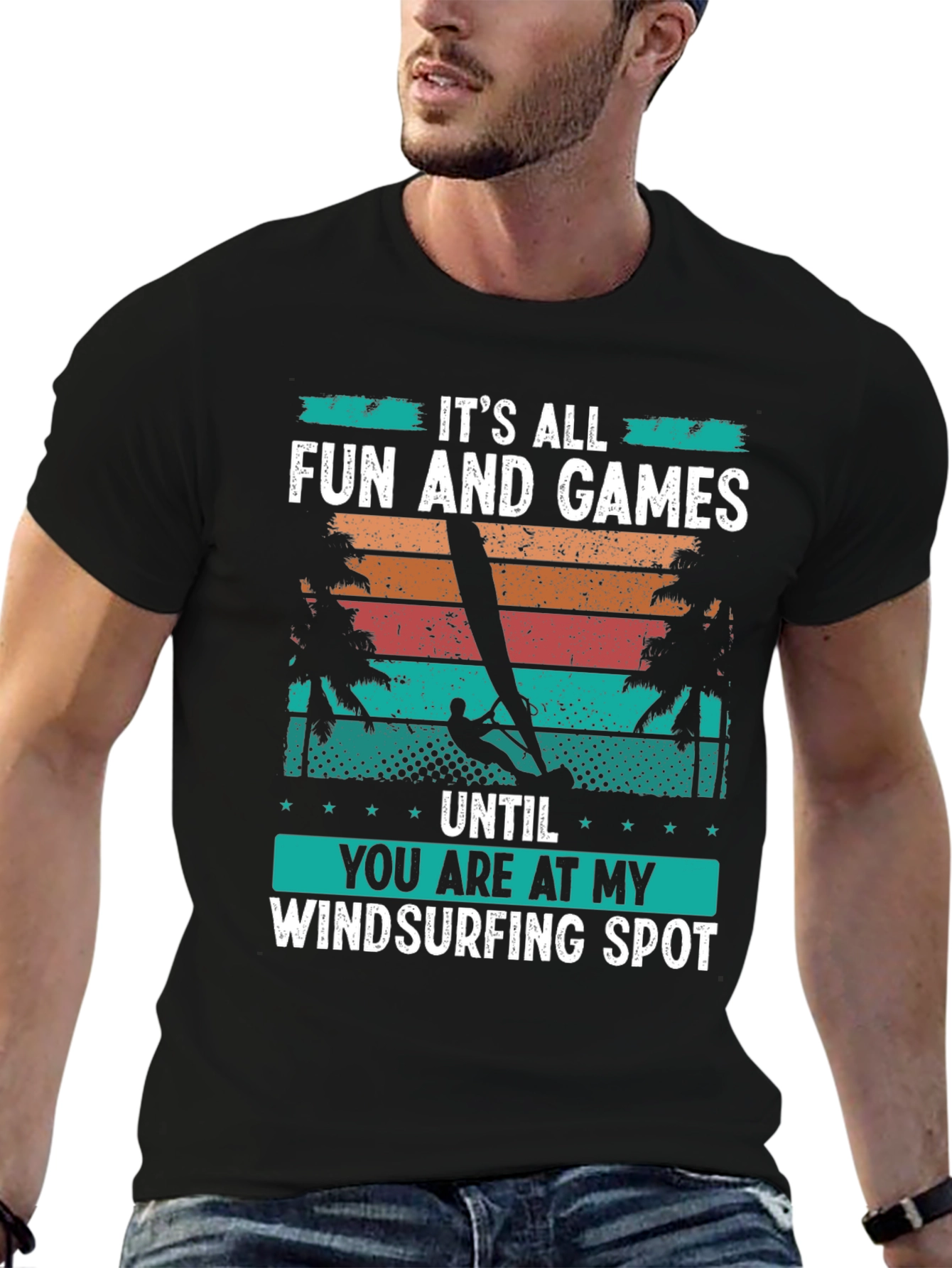 Windsurfing Spot T-Shirt: Fun & Games Tee