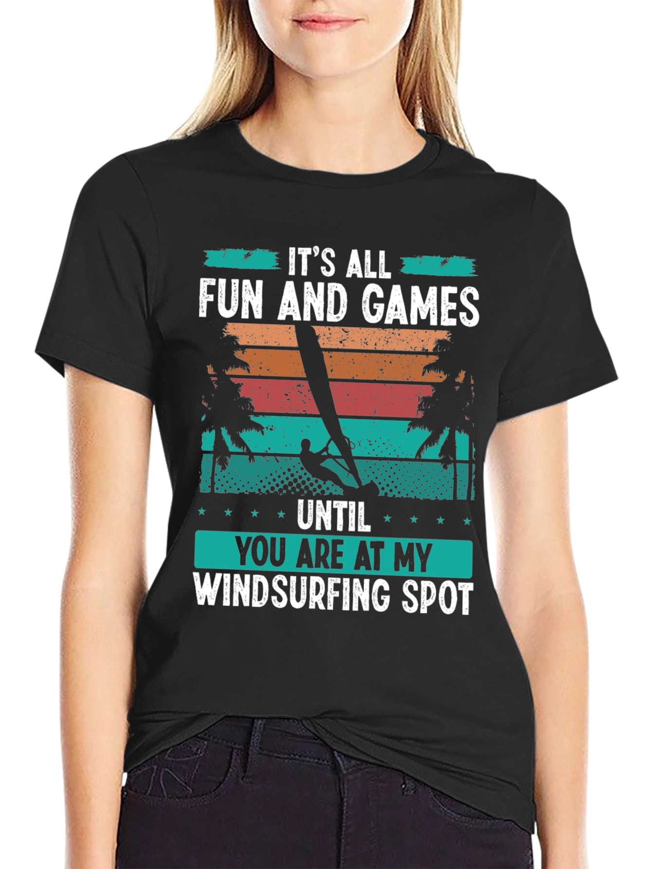Windsurfing Spot T-Shirt: Fun & Games Tee