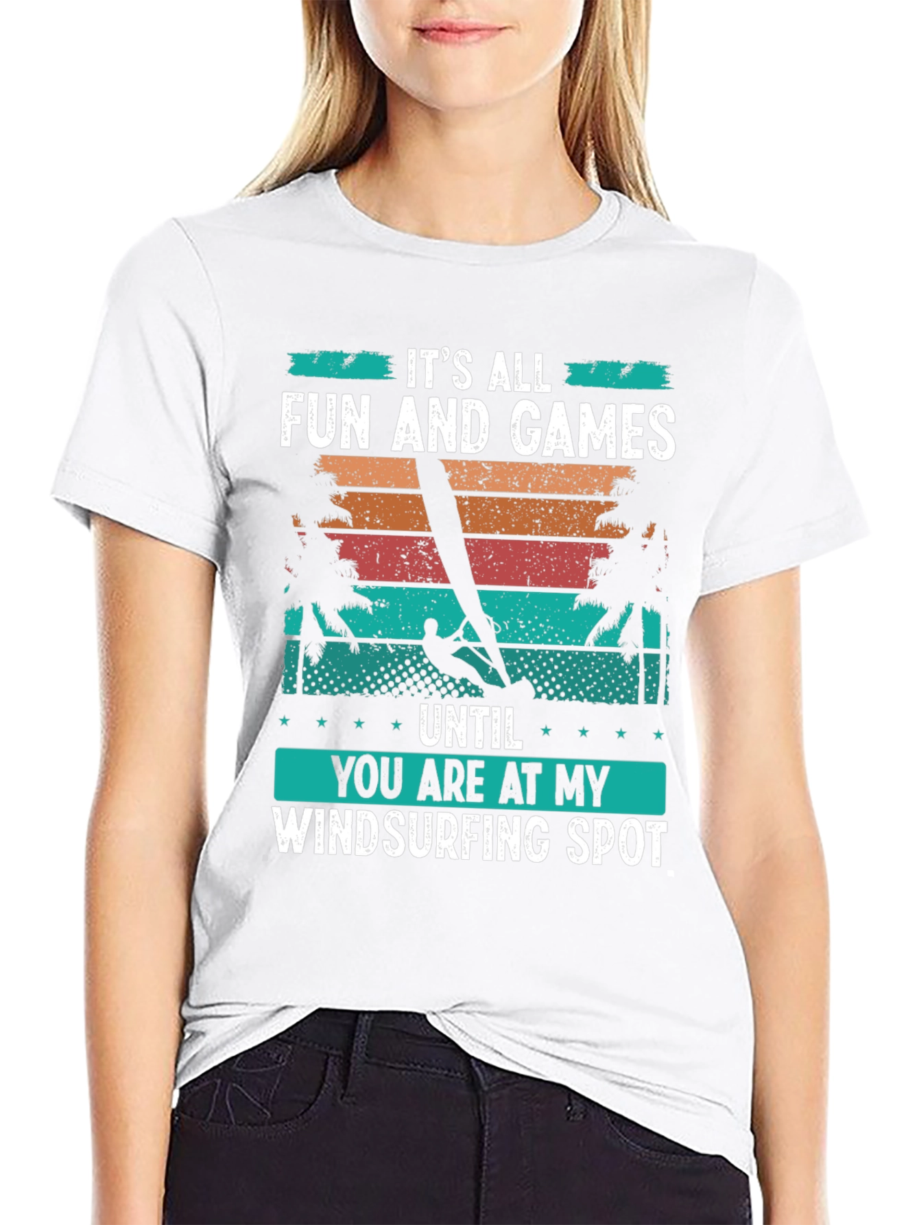 Windsurfing Spot T-Shirt: Fun & Games Tee
