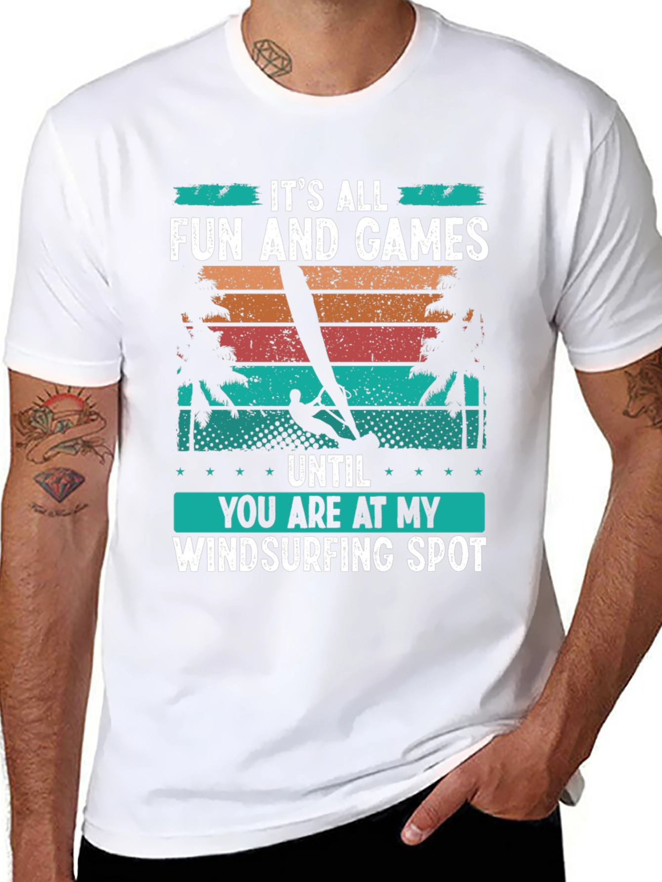 Windsurfing Spot T-Shirt: Fun & Games Tee