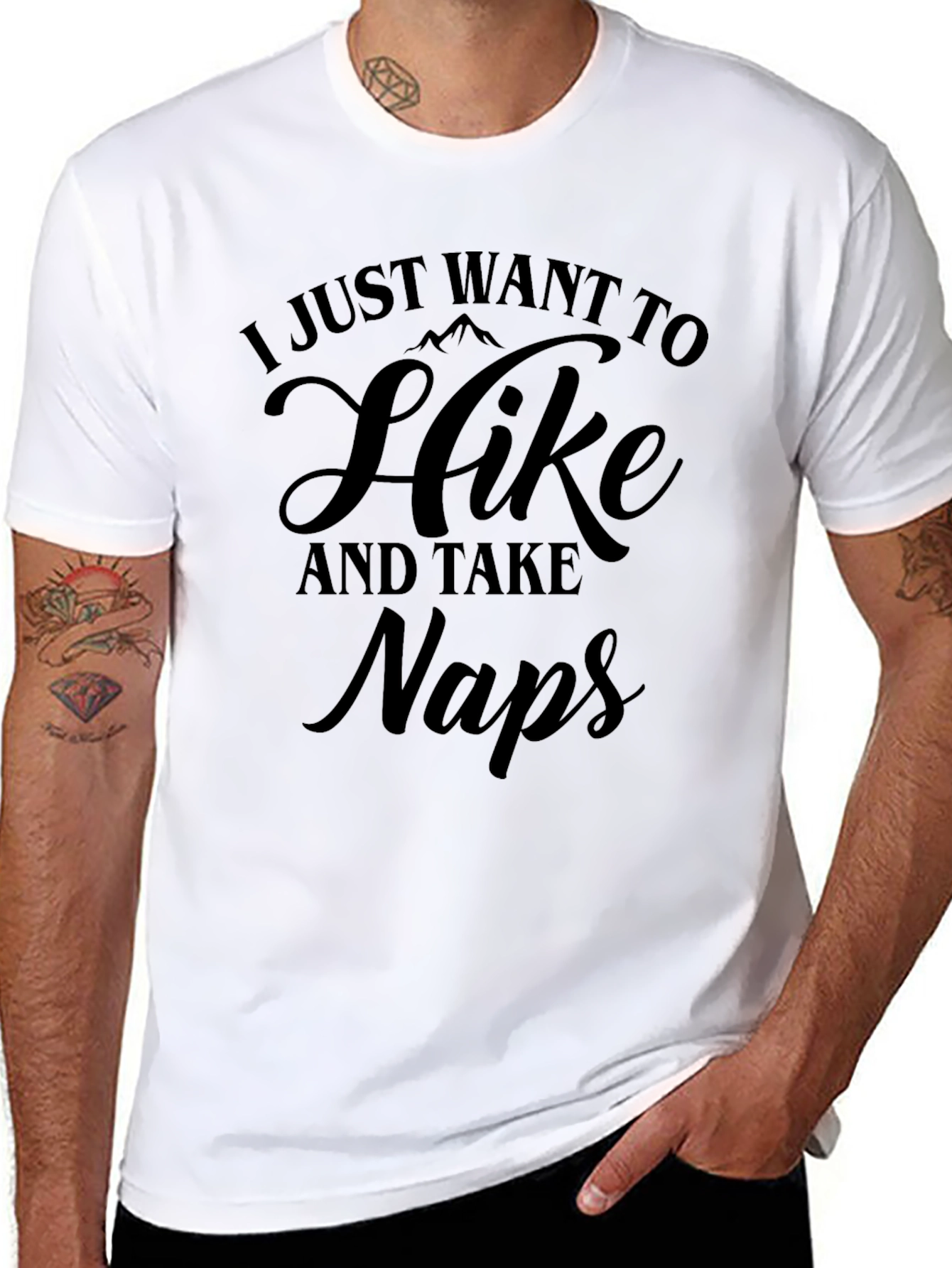 Hike and Take Naps Graphic T-Shirt