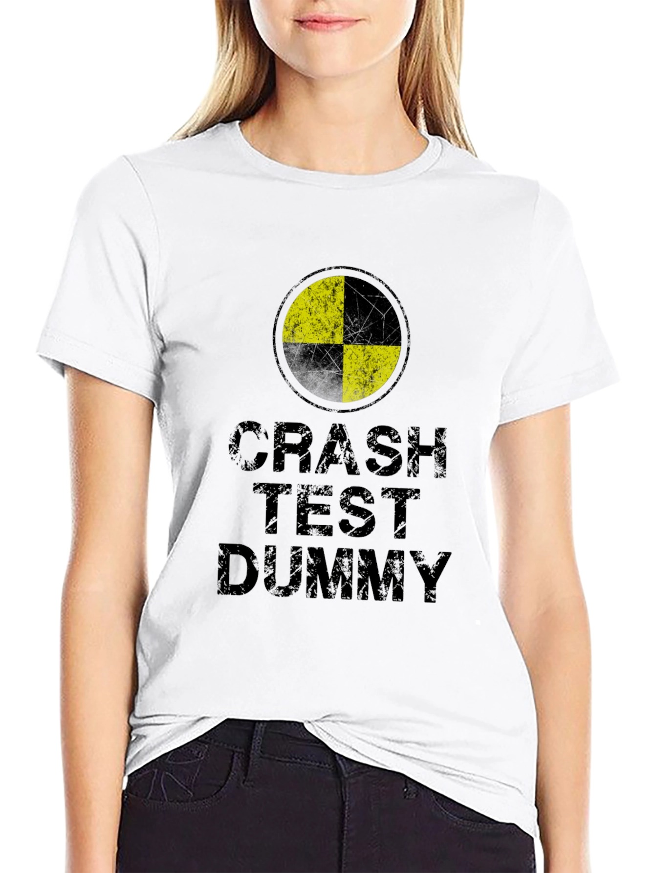 Crash Test Dummy Black Graphic Tee