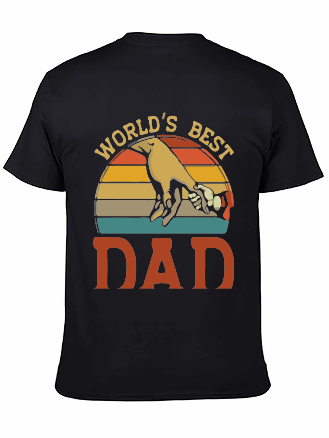 Worlds Best Dad Graphic T-Shirt Fathers Day Gift