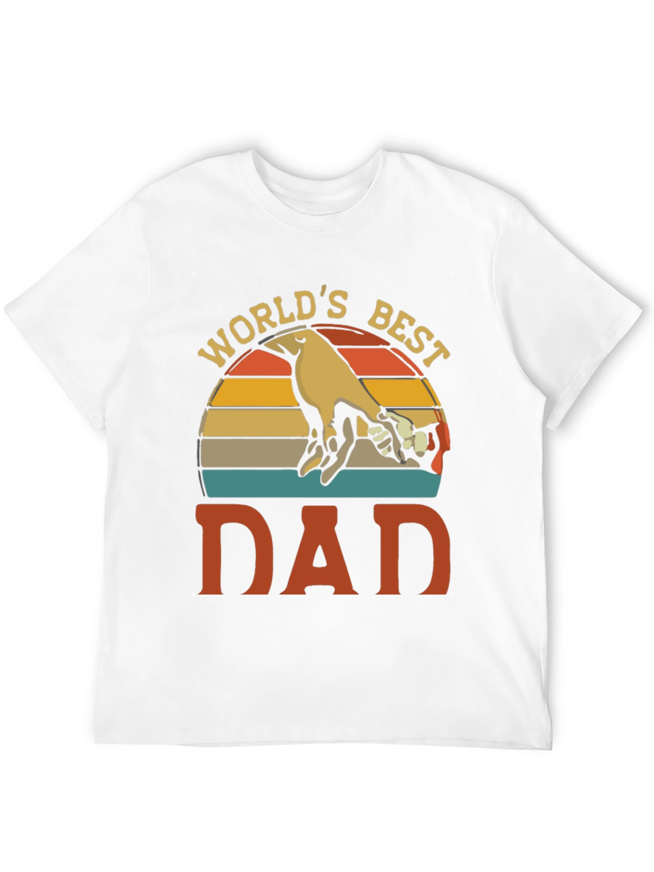 Worlds Best Dad Graphic T-Shirt Fathers Day Gift