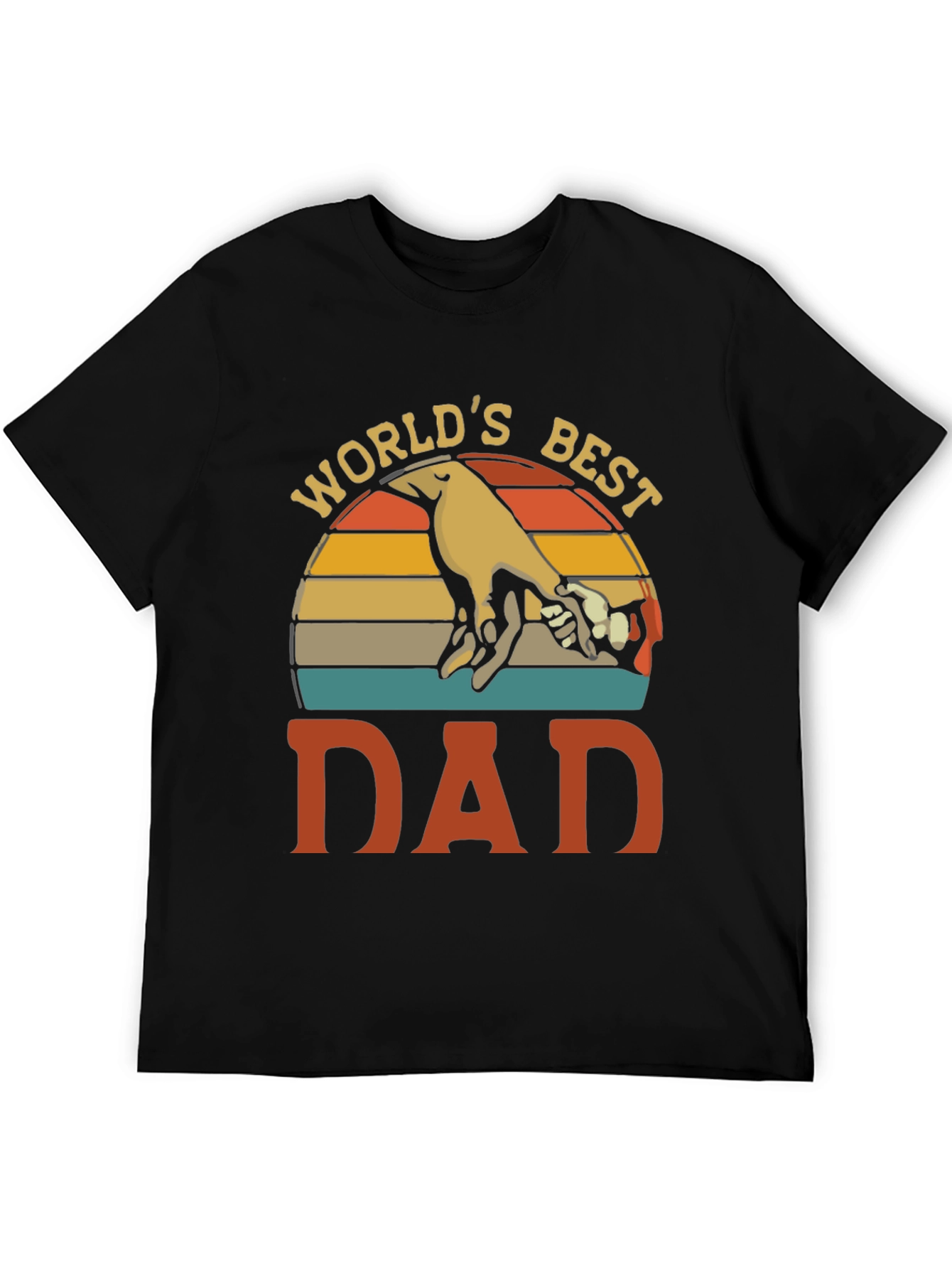 Worlds Best Dad Graphic T-Shirt Fathers Day Gift