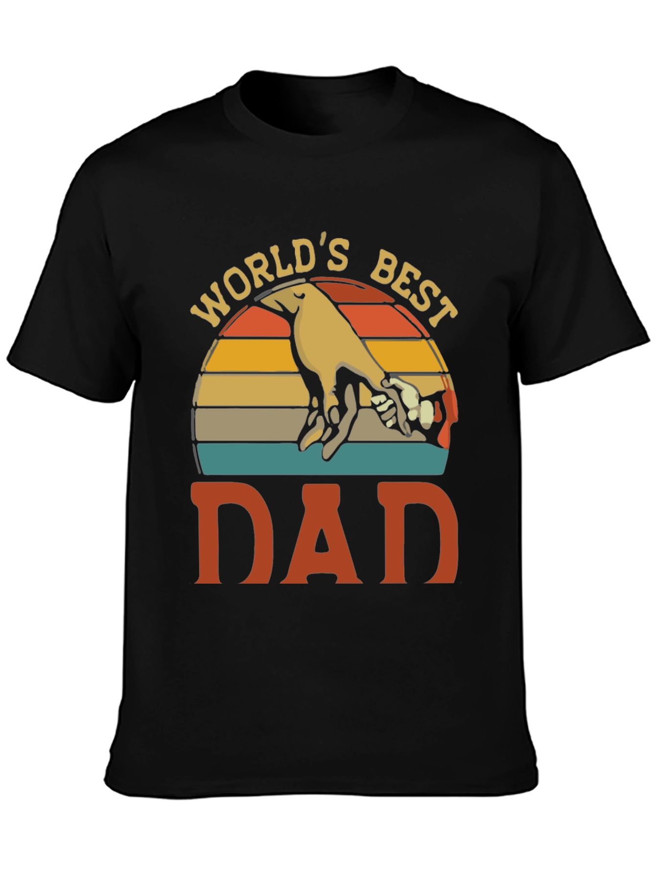 Worlds Best Dad Graphic T-Shirt Fathers Day Gift