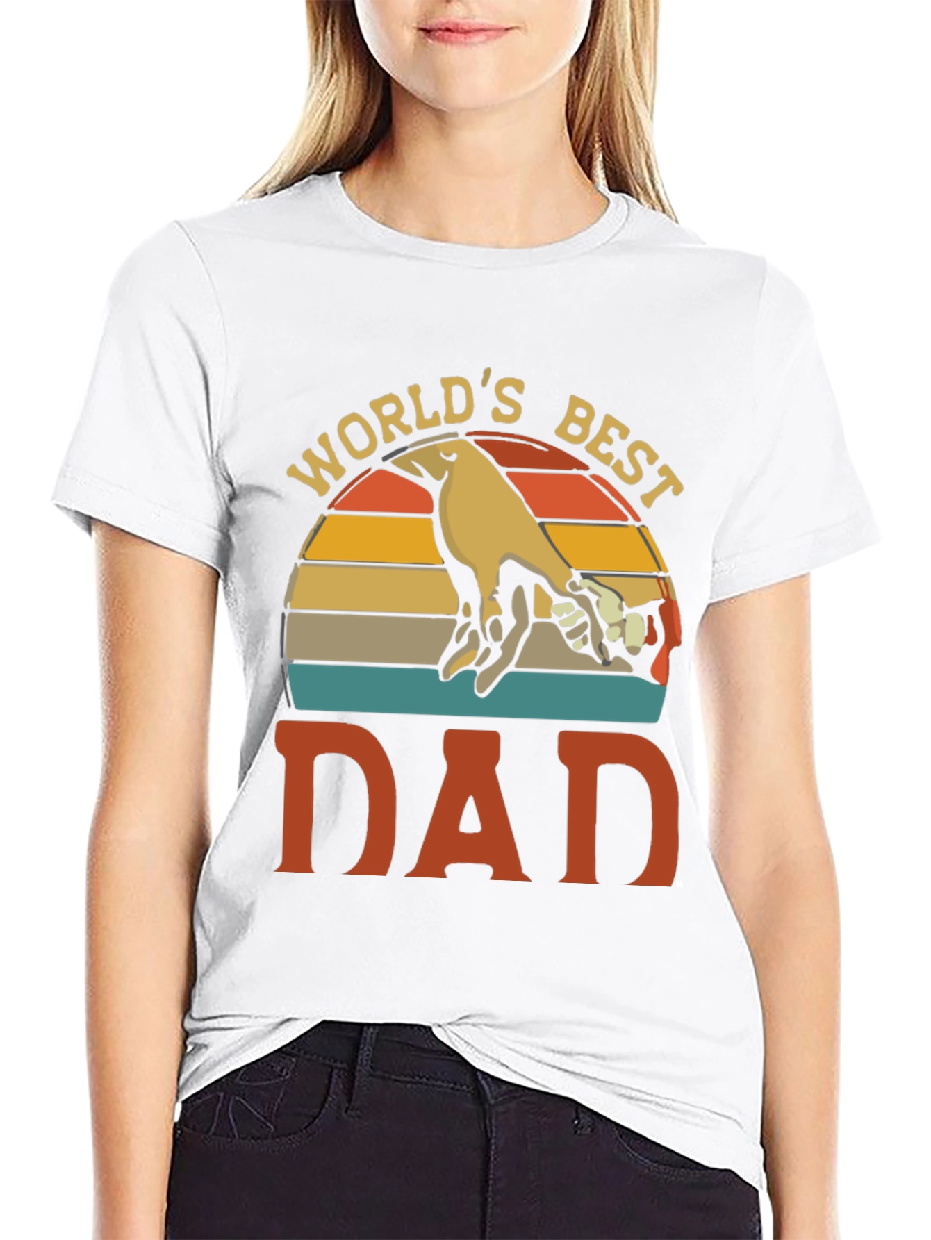 Worlds Best Dad Graphic T-Shirt Fathers Day Gift