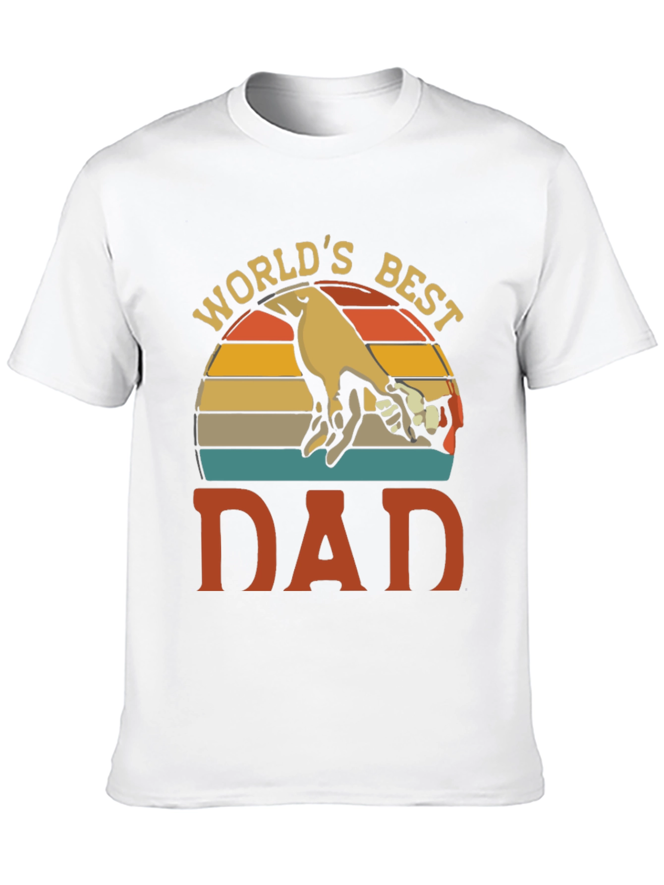 Worlds Best Dad Graphic T-Shirt Fathers Day Gift