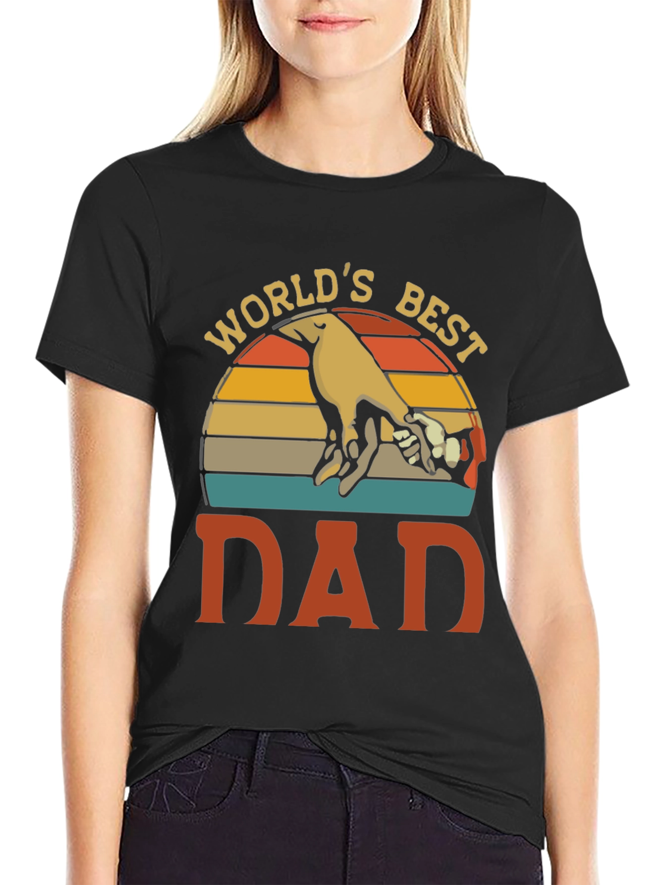 Worlds Best Dad Graphic T-Shirt Fathers Day Gift
