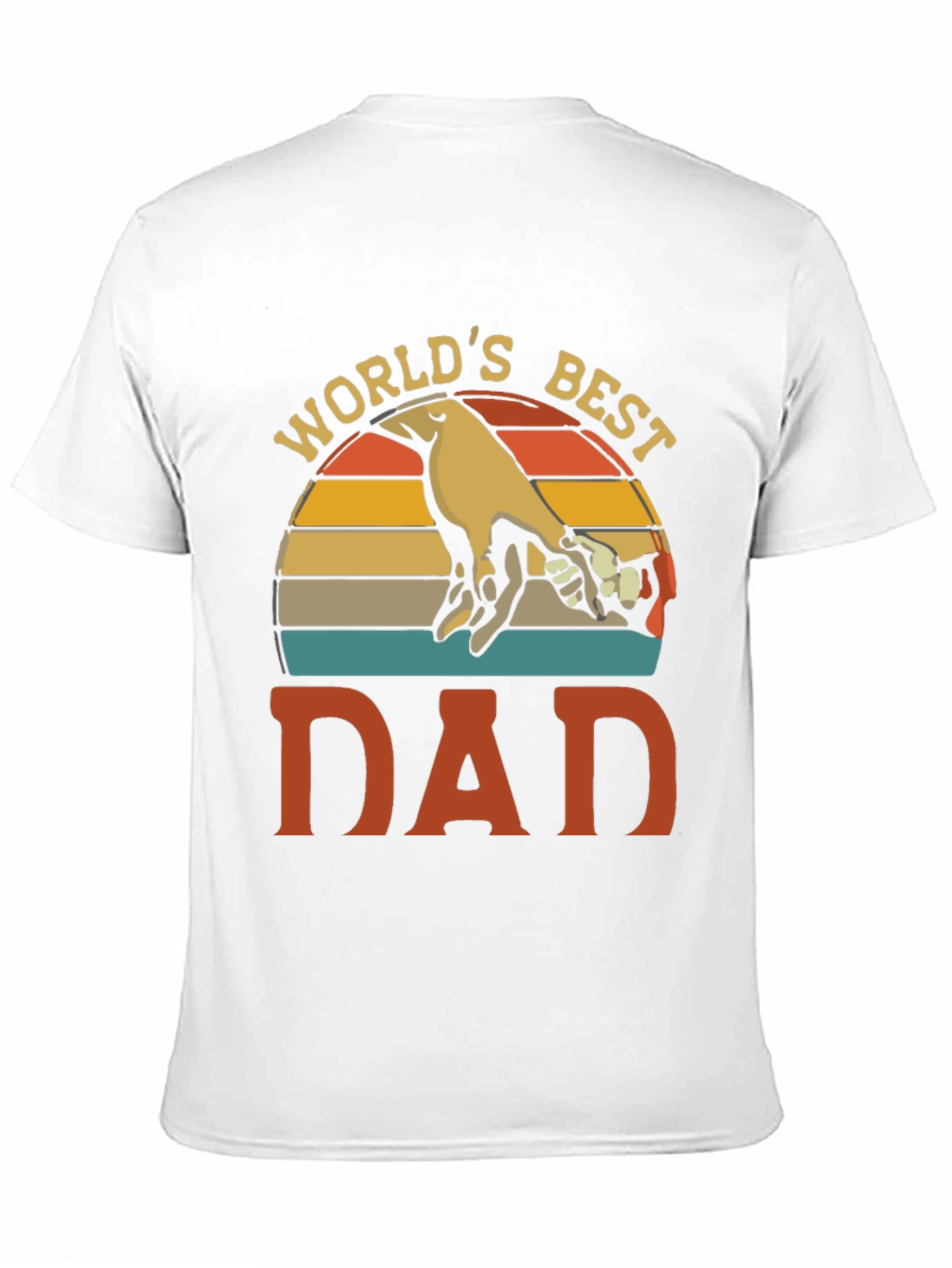 Worlds Best Dad Graphic T-Shirt Fathers Day Gift
