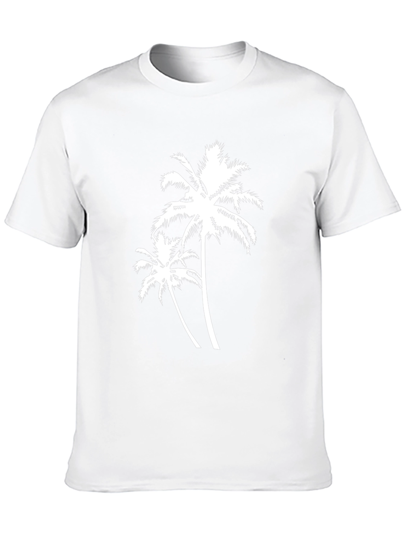 Palm Tree Graphic T-Shirt - Black