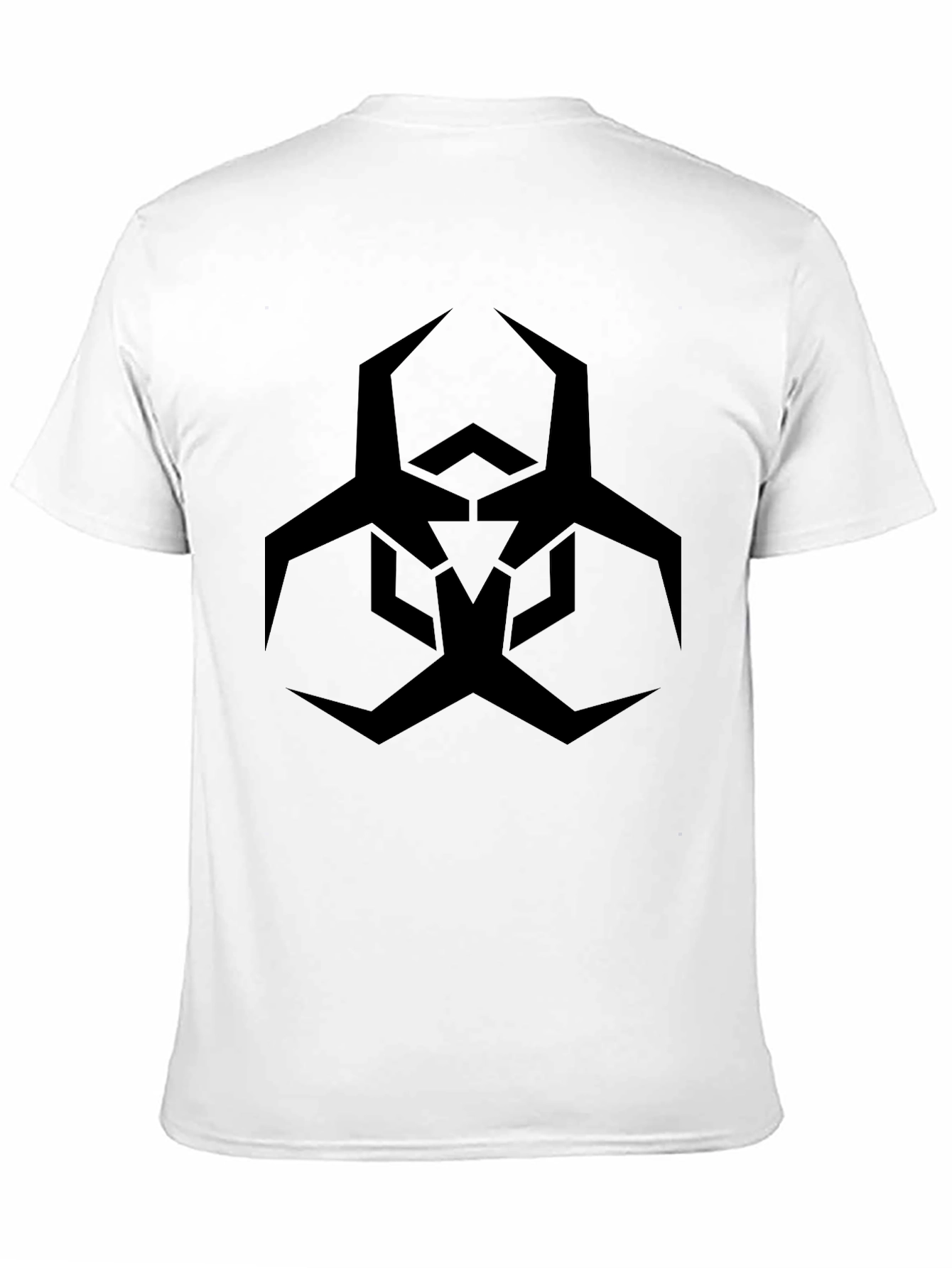 Black T-Shirt with Biohazard Symbol
