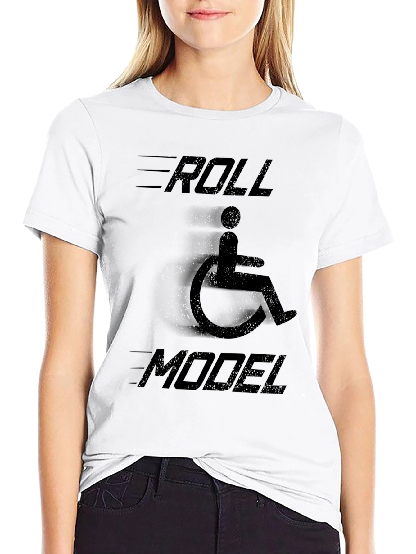 Roll Model T-Shirt - Disability Awareness Tee