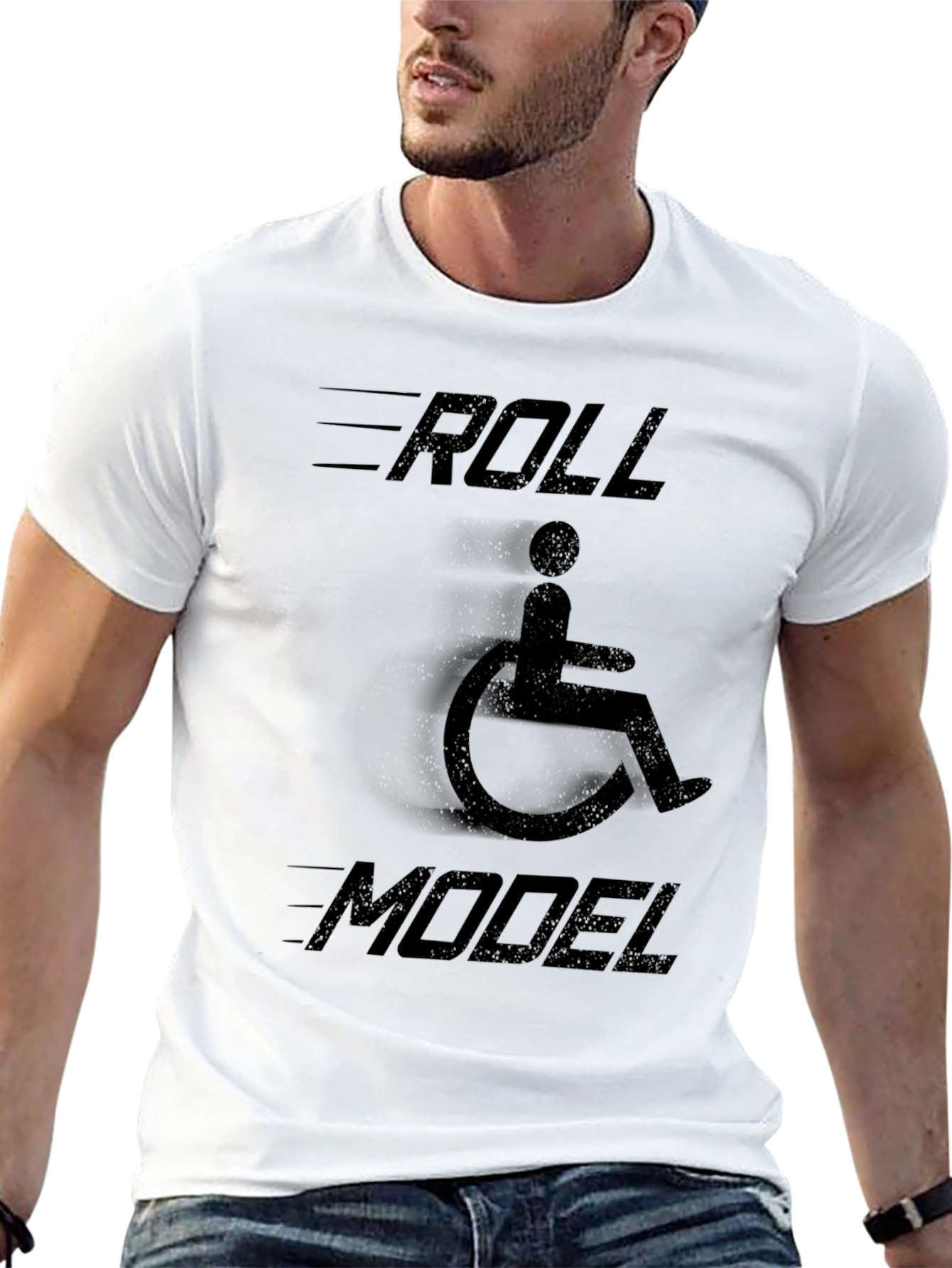 Roll Model T-Shirt - Disability Awareness Tee