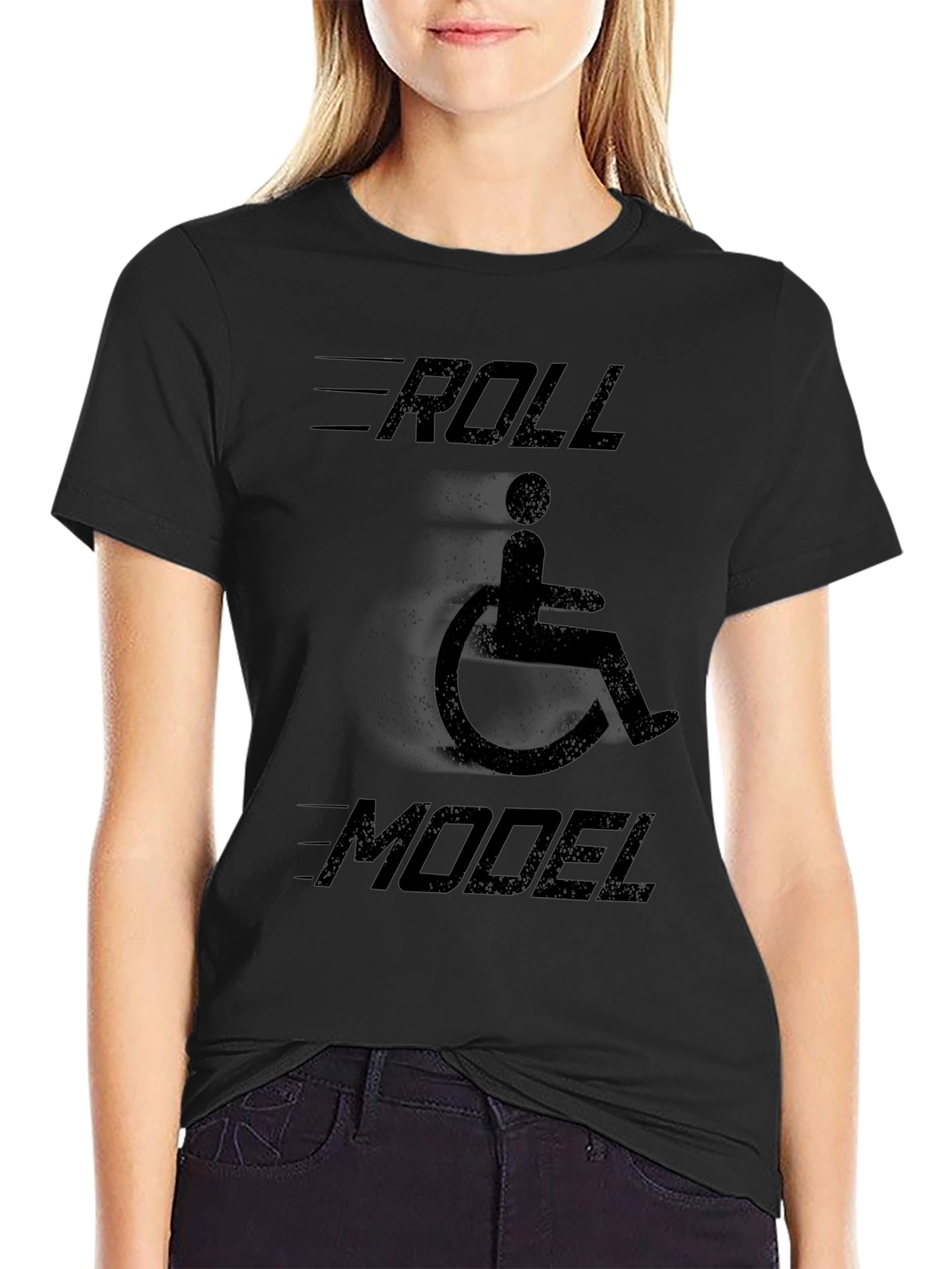 Roll Model T-Shirt - Disability Awareness Tee