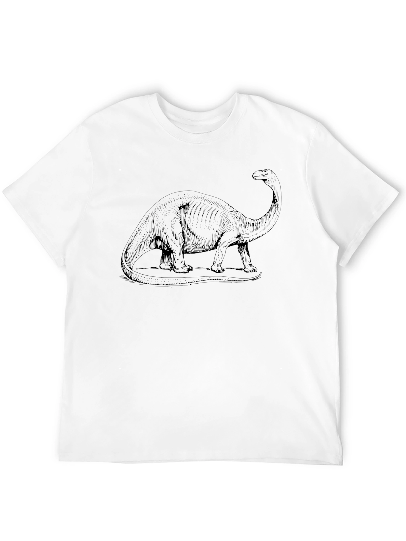 Dinosaur Graphic Print Black T-Shirt