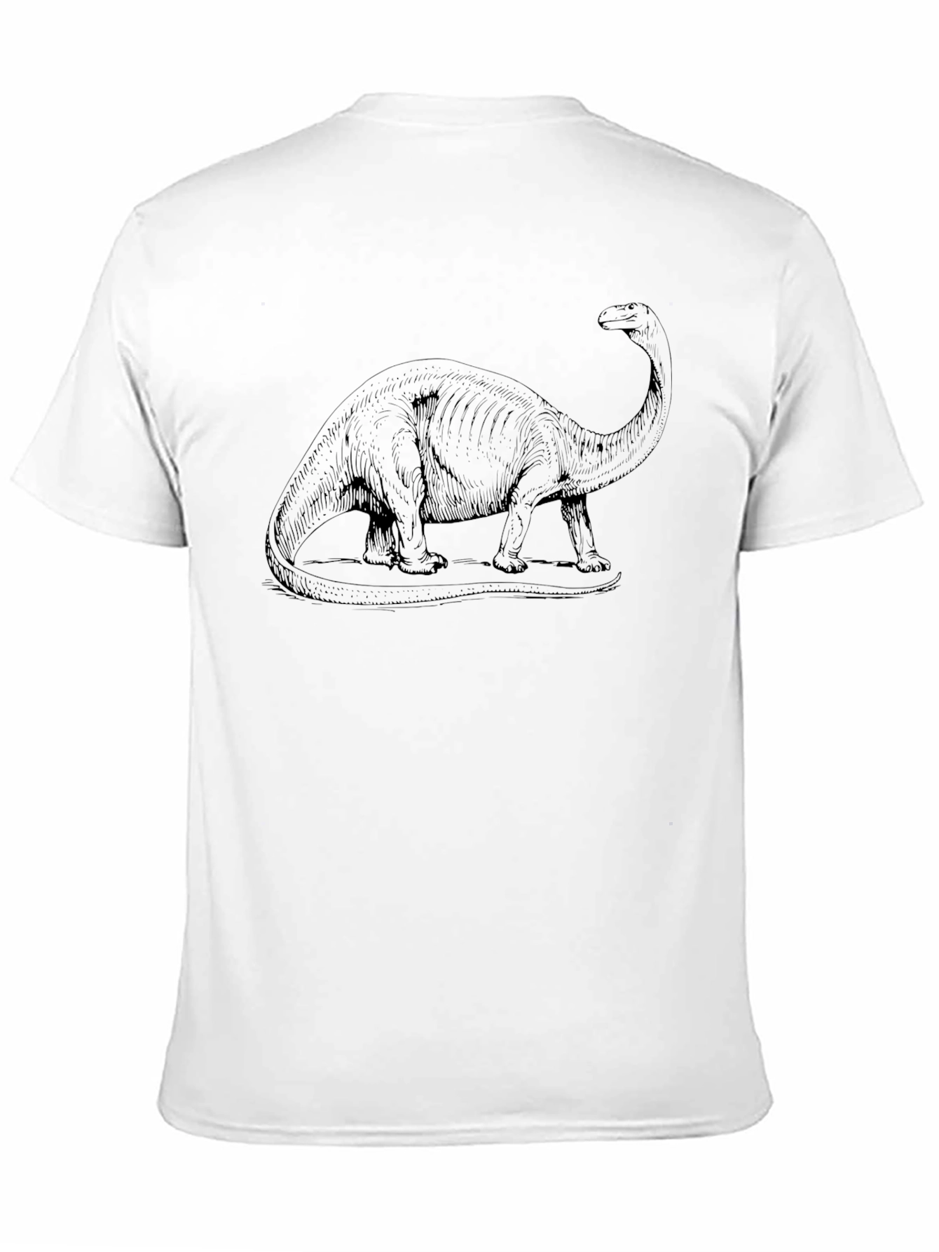 Dinosaur Graphic Print Black T-Shirt