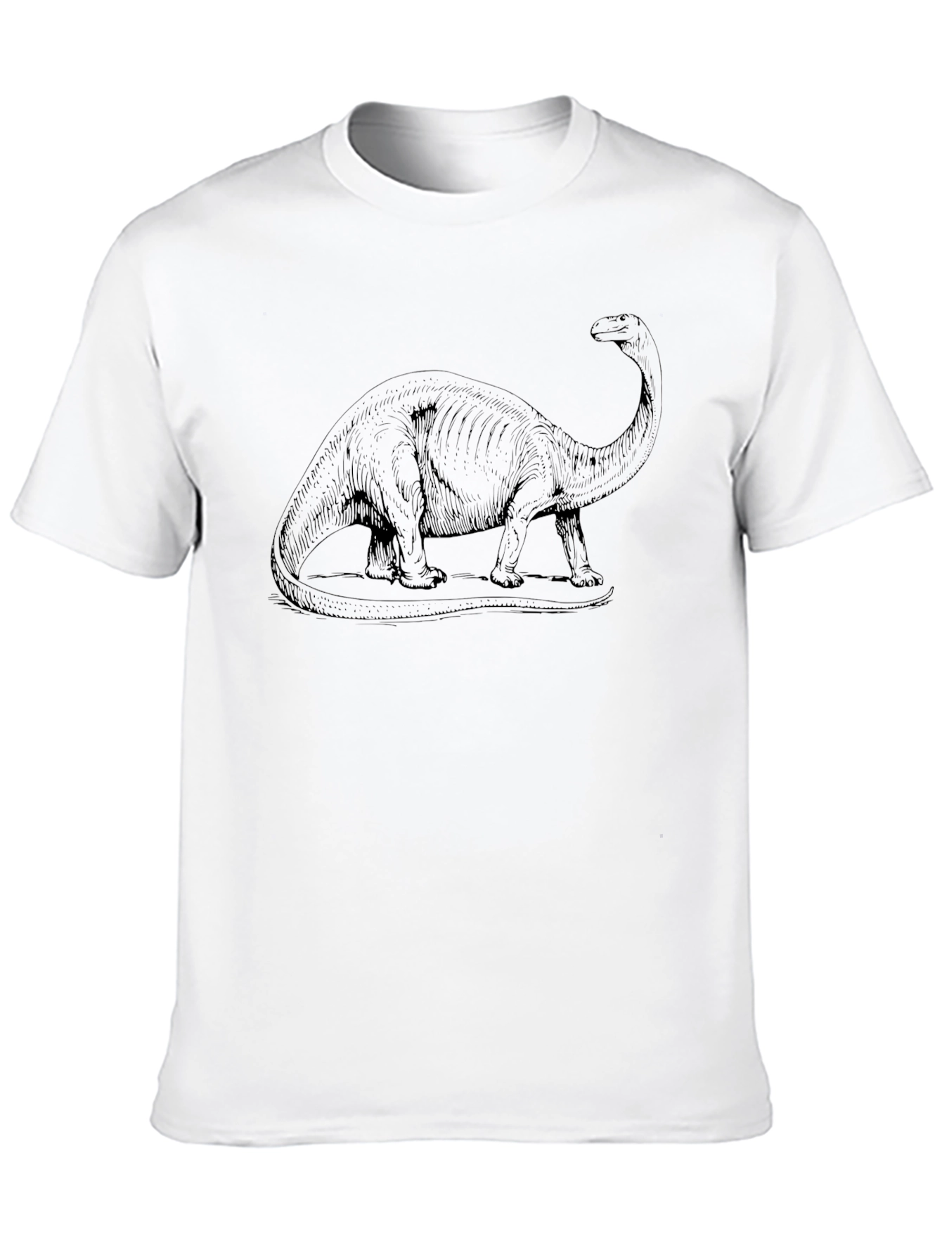 Dinosaur Graphic Print Black T-Shirt