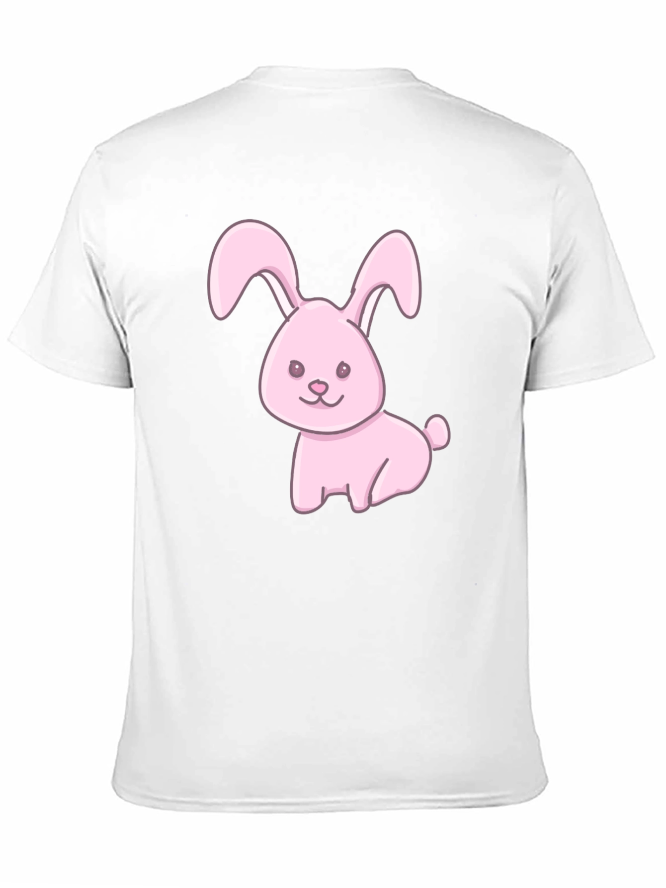 Cute Pink Bunny Graphic T-Shirt