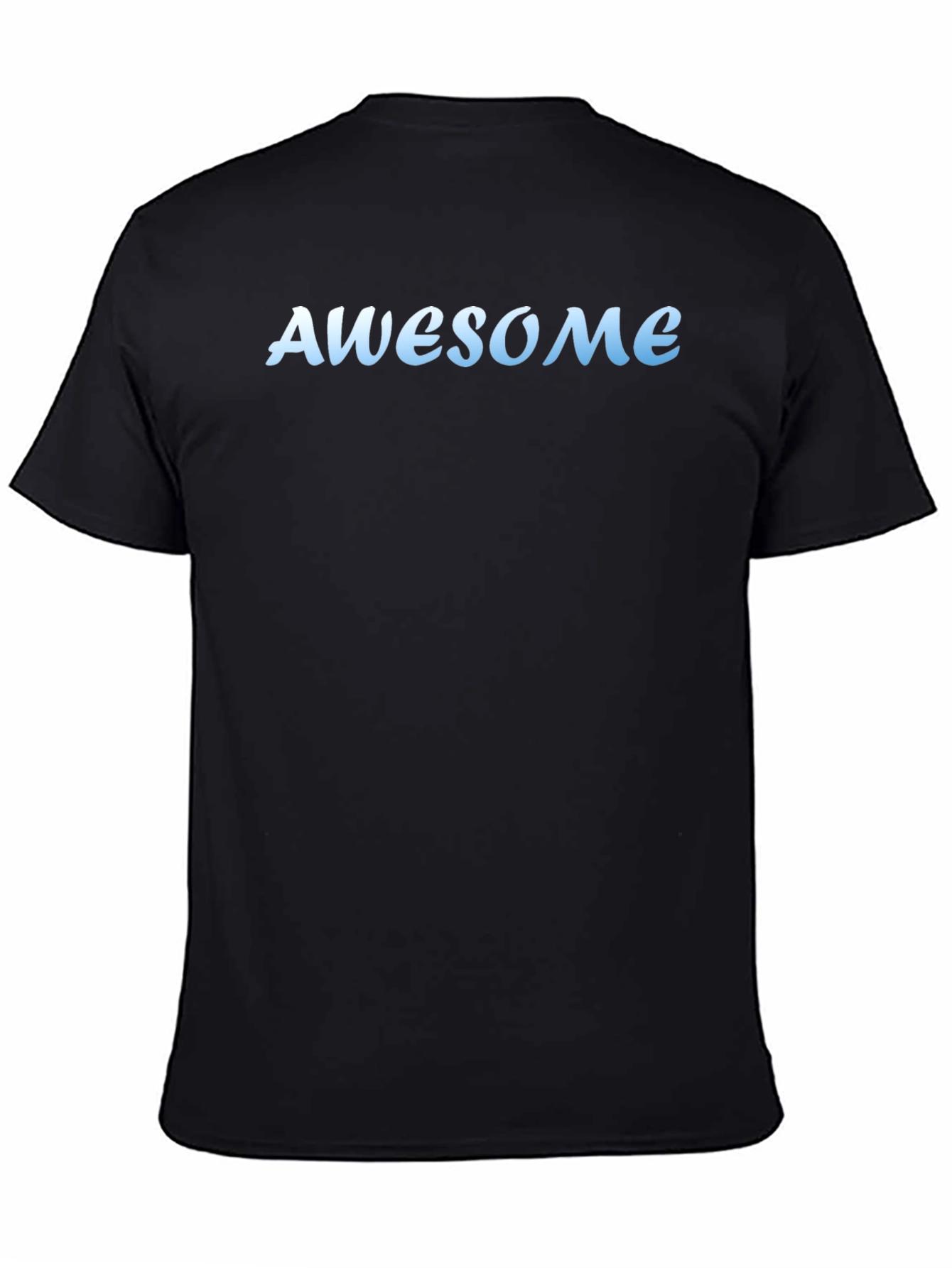 Awesome Graphic Tee - Trendy Black T-Shirt