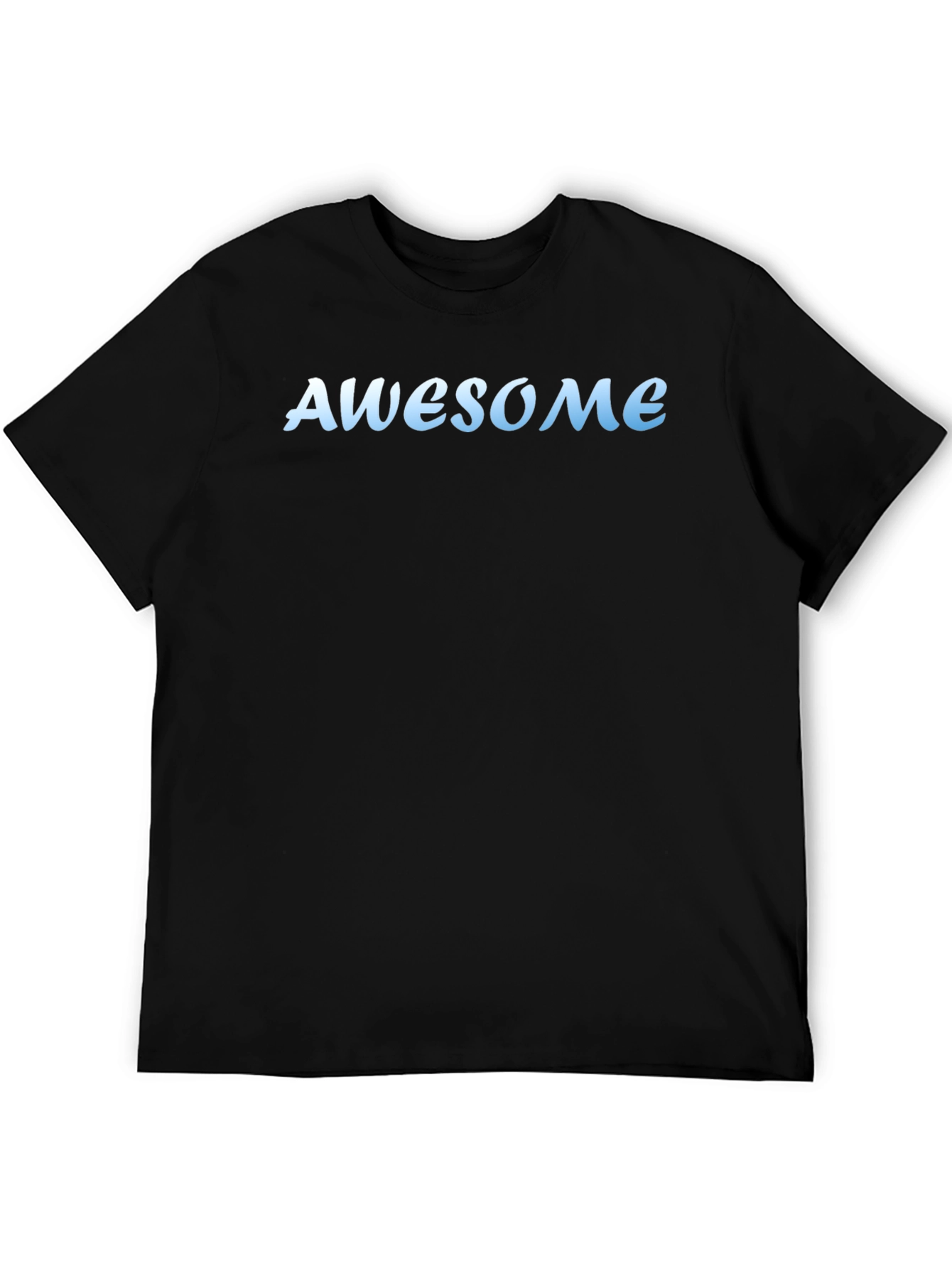 Awesome Graphic Tee - Trendy Black T-Shirt