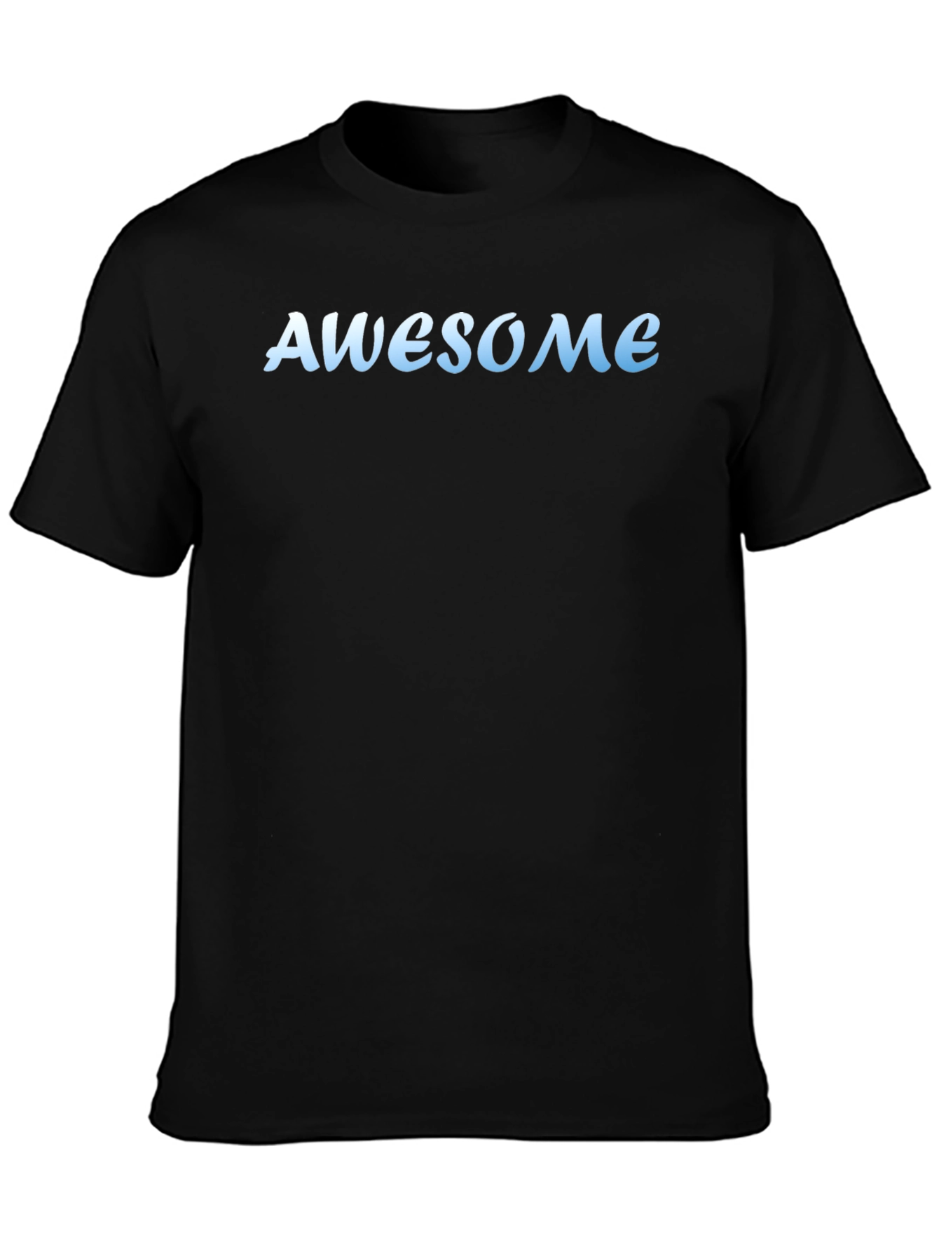 Awesome Graphic Tee - Trendy Black T-Shirt