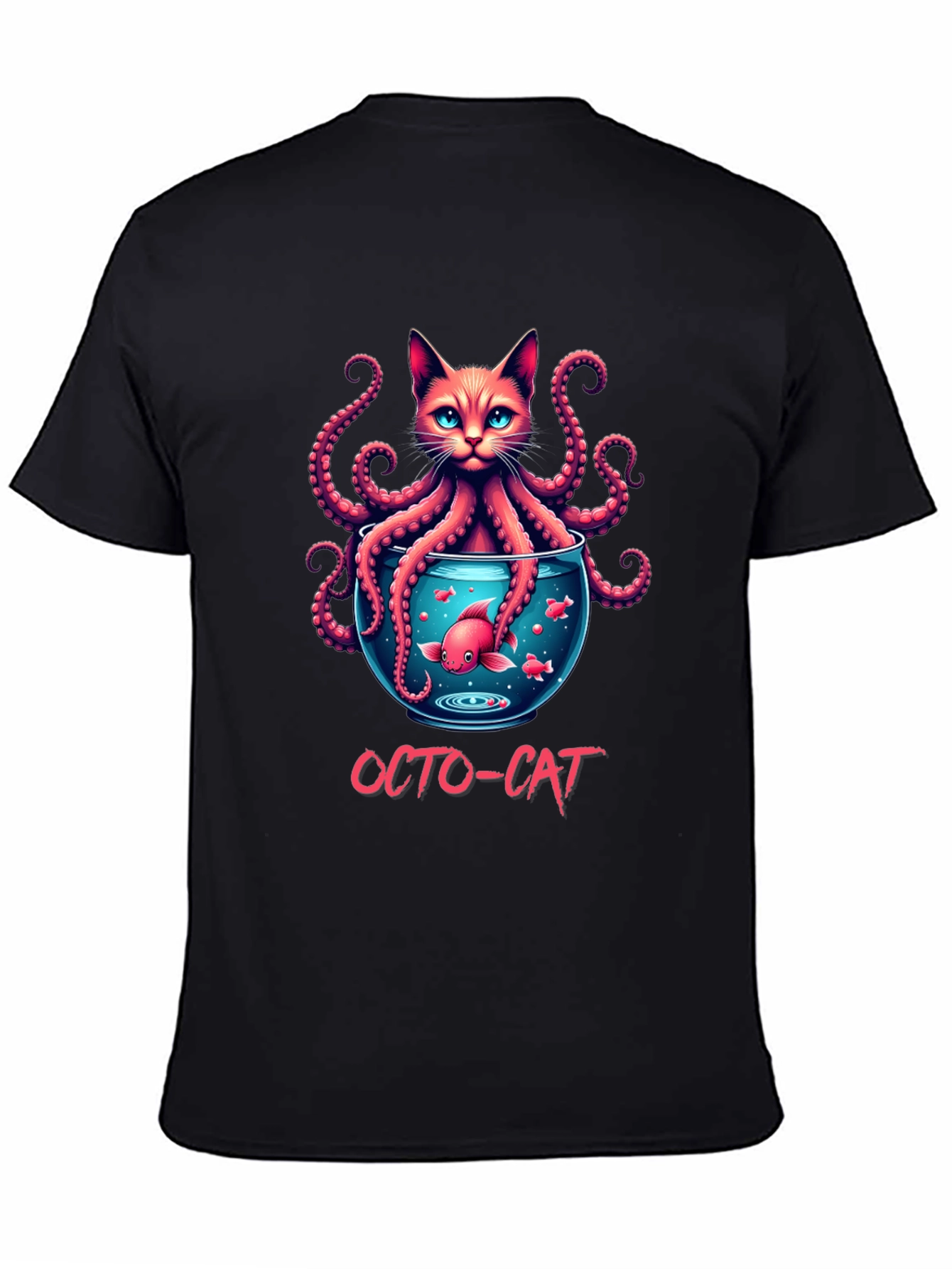 Octo-Cat Graphic T-Shirt - Unique Design