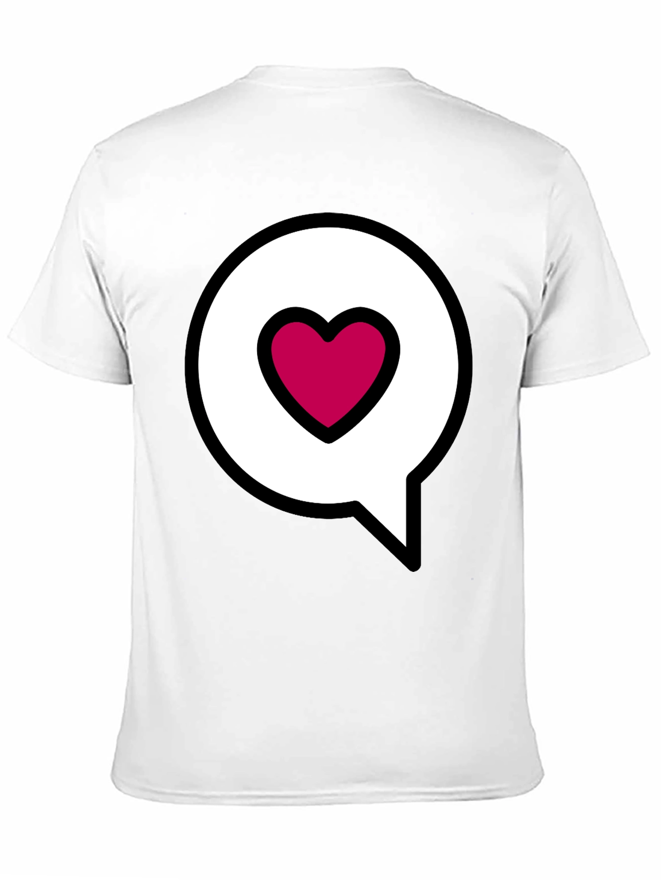 Heart Message Bubble Graphic Tee
