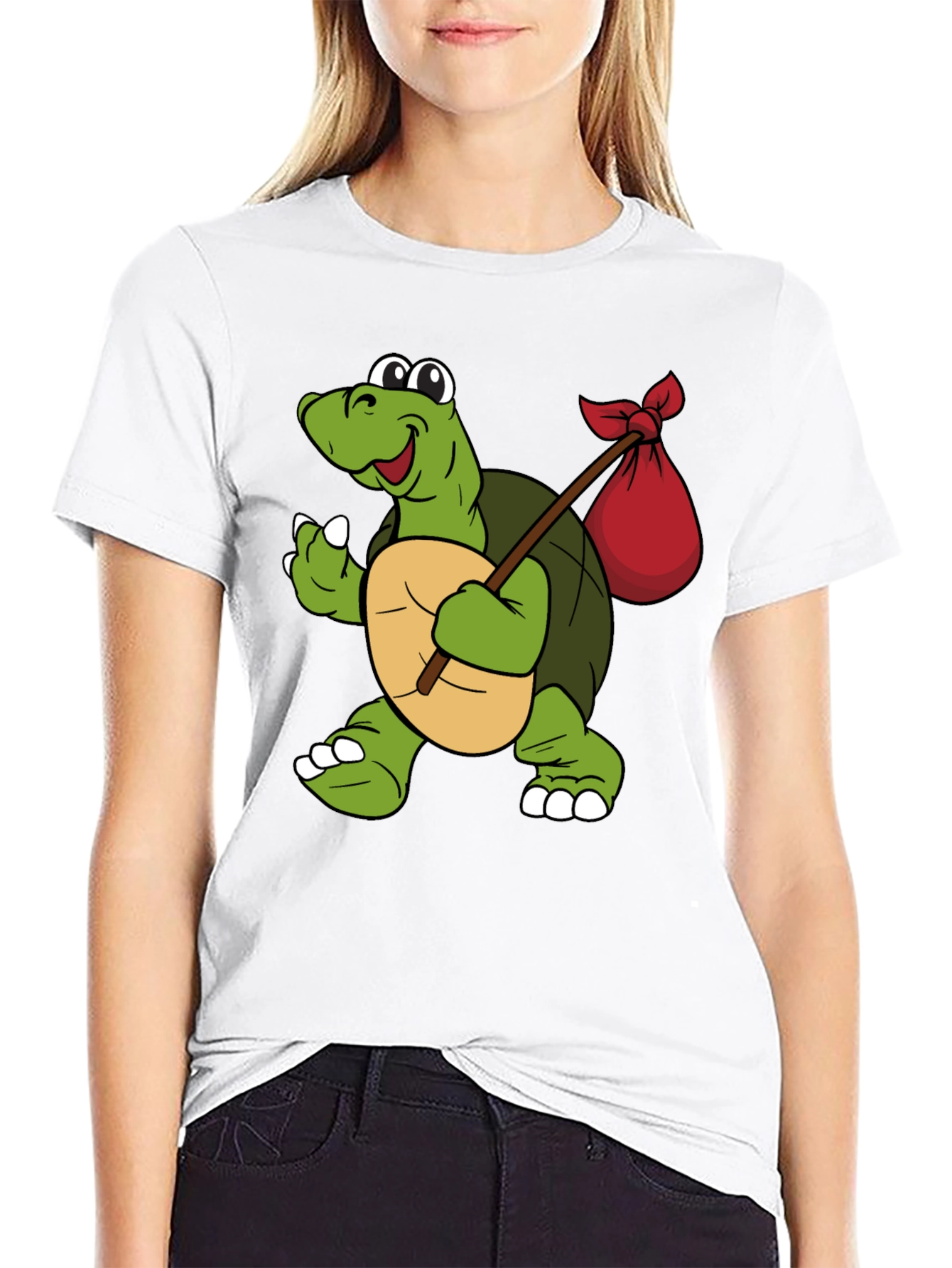 Turtle Traveler Graphic Tee -  Whimsical Adventure Design