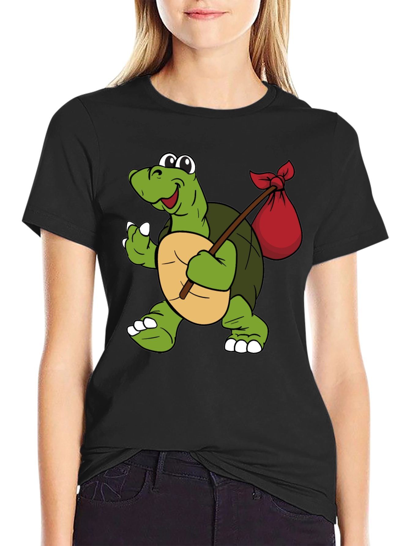 Turtle Traveler Graphic Tee -  Whimsical Adventure Design