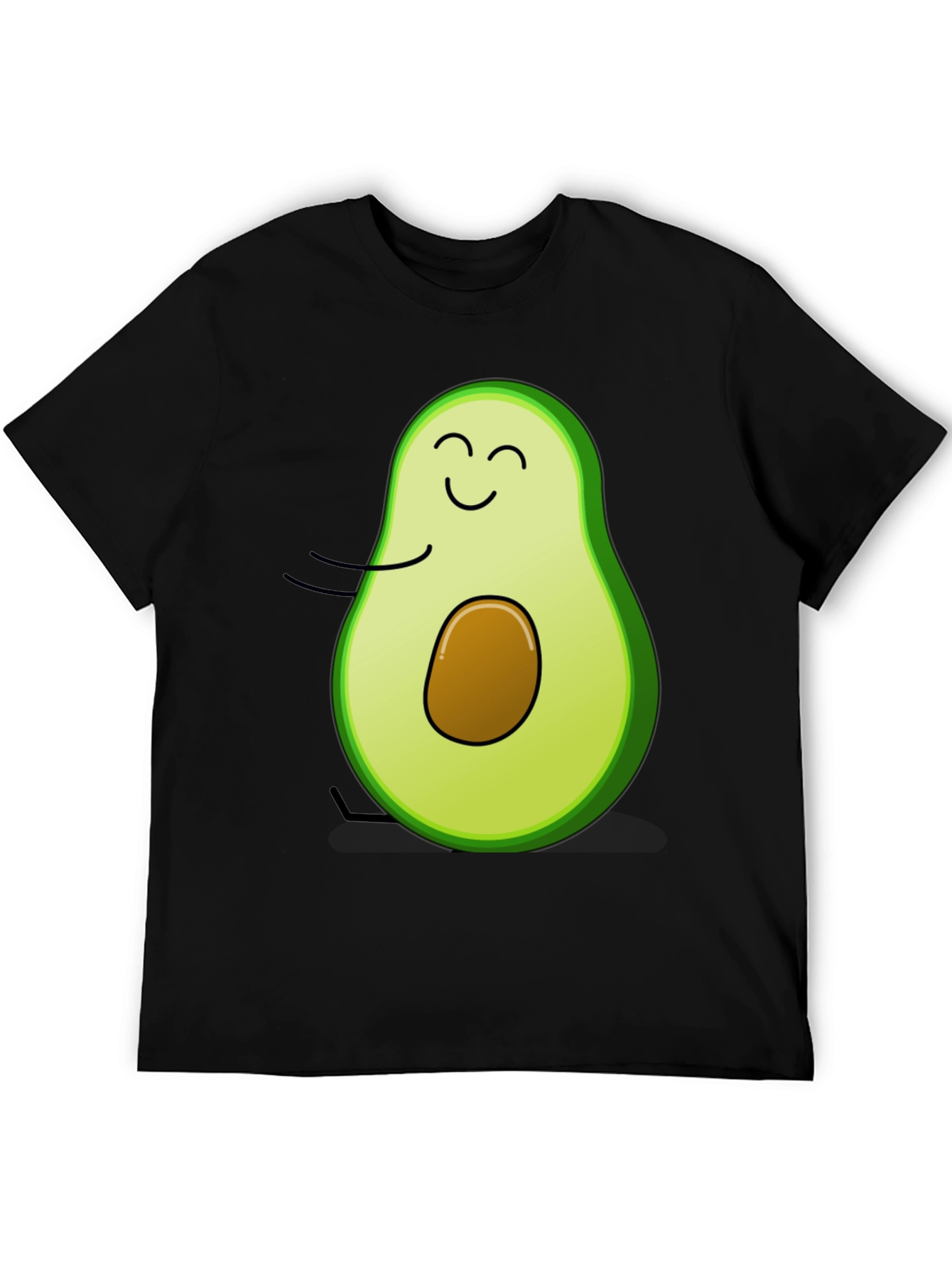 Avocado Graphic Print T-Shirt - Cute Foodie Tee