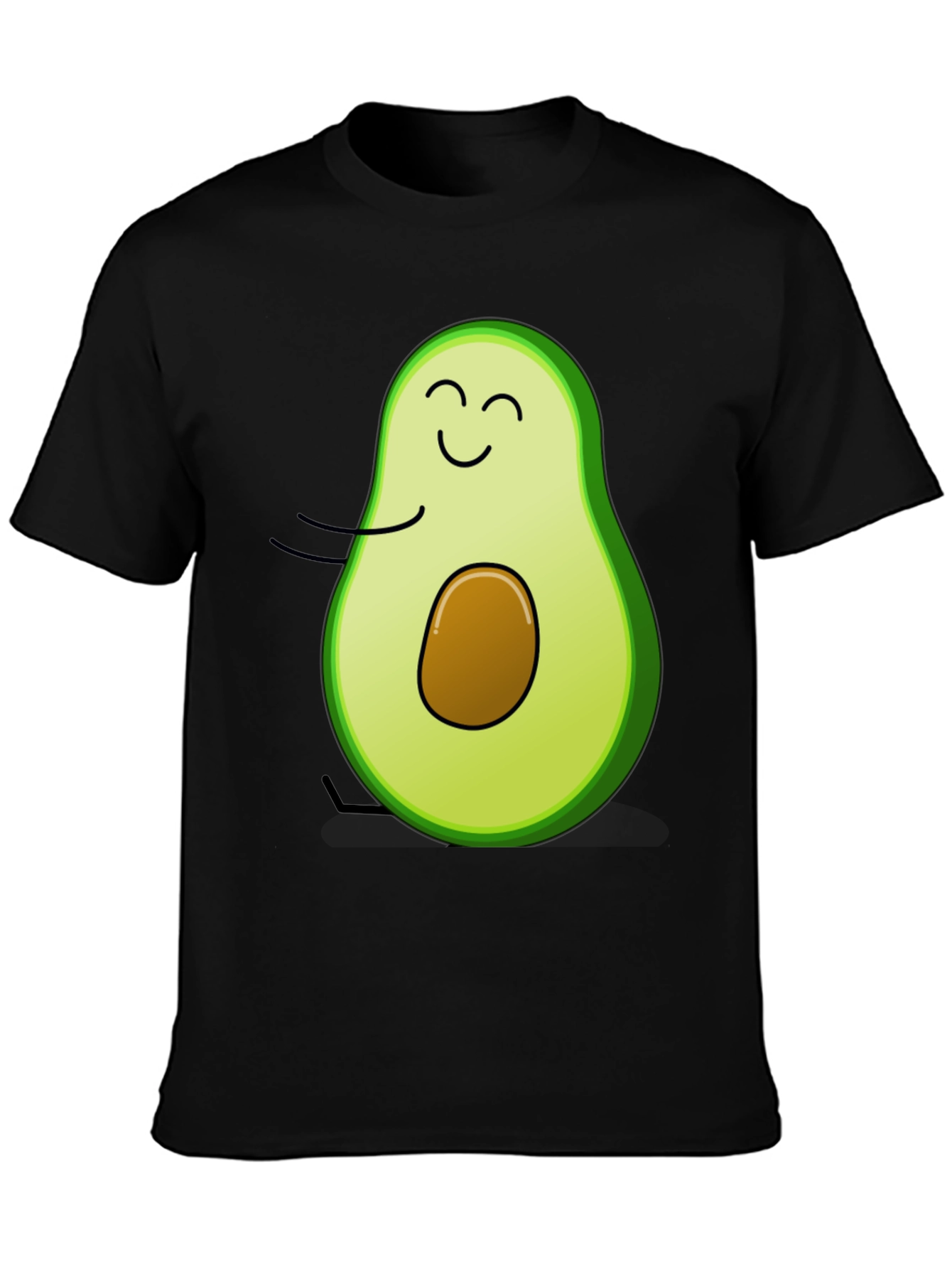 Avocado Graphic Print T-Shirt - Cute Foodie Tee