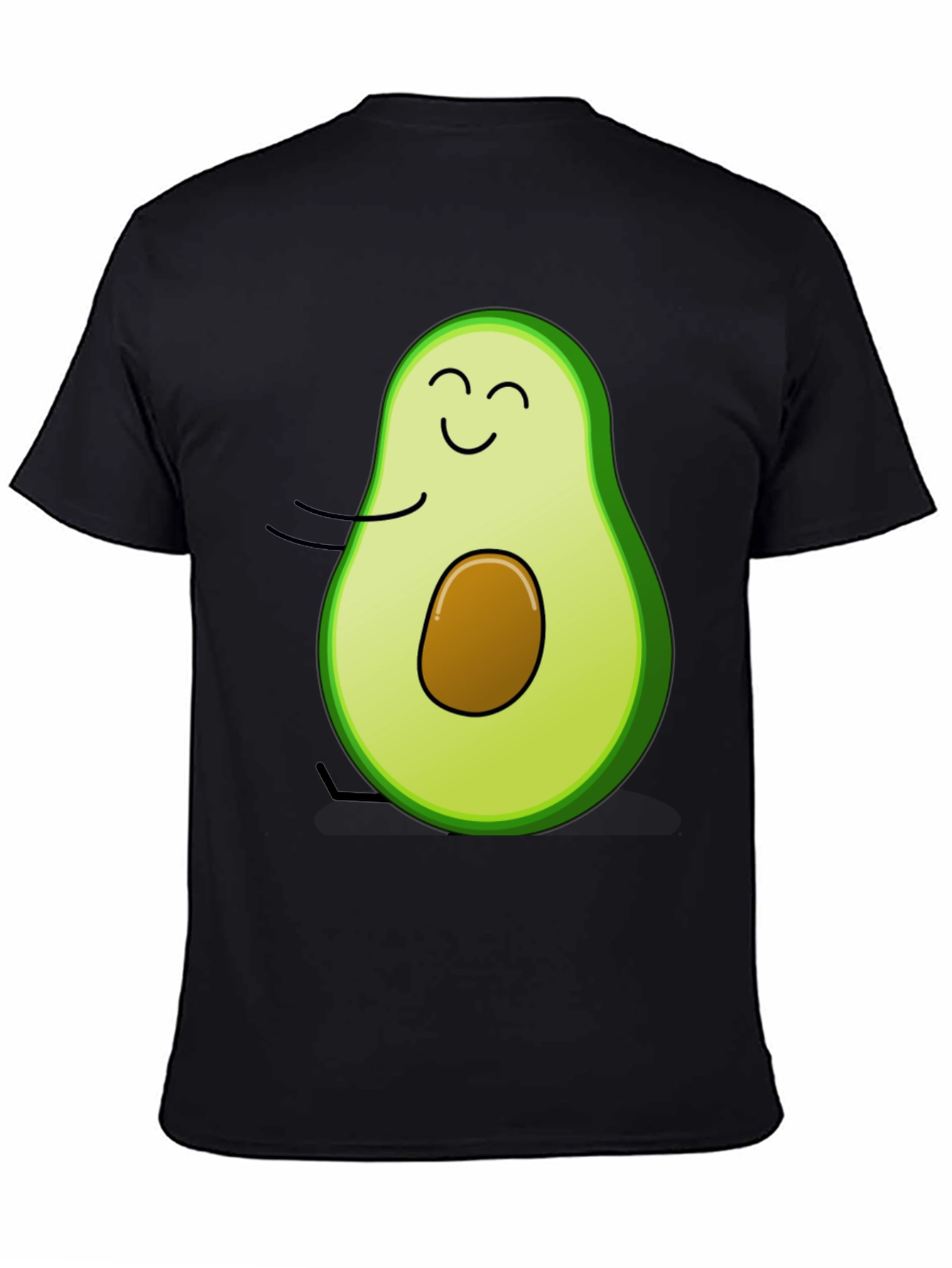 Avocado Graphic Print T-Shirt - Cute Foodie Tee