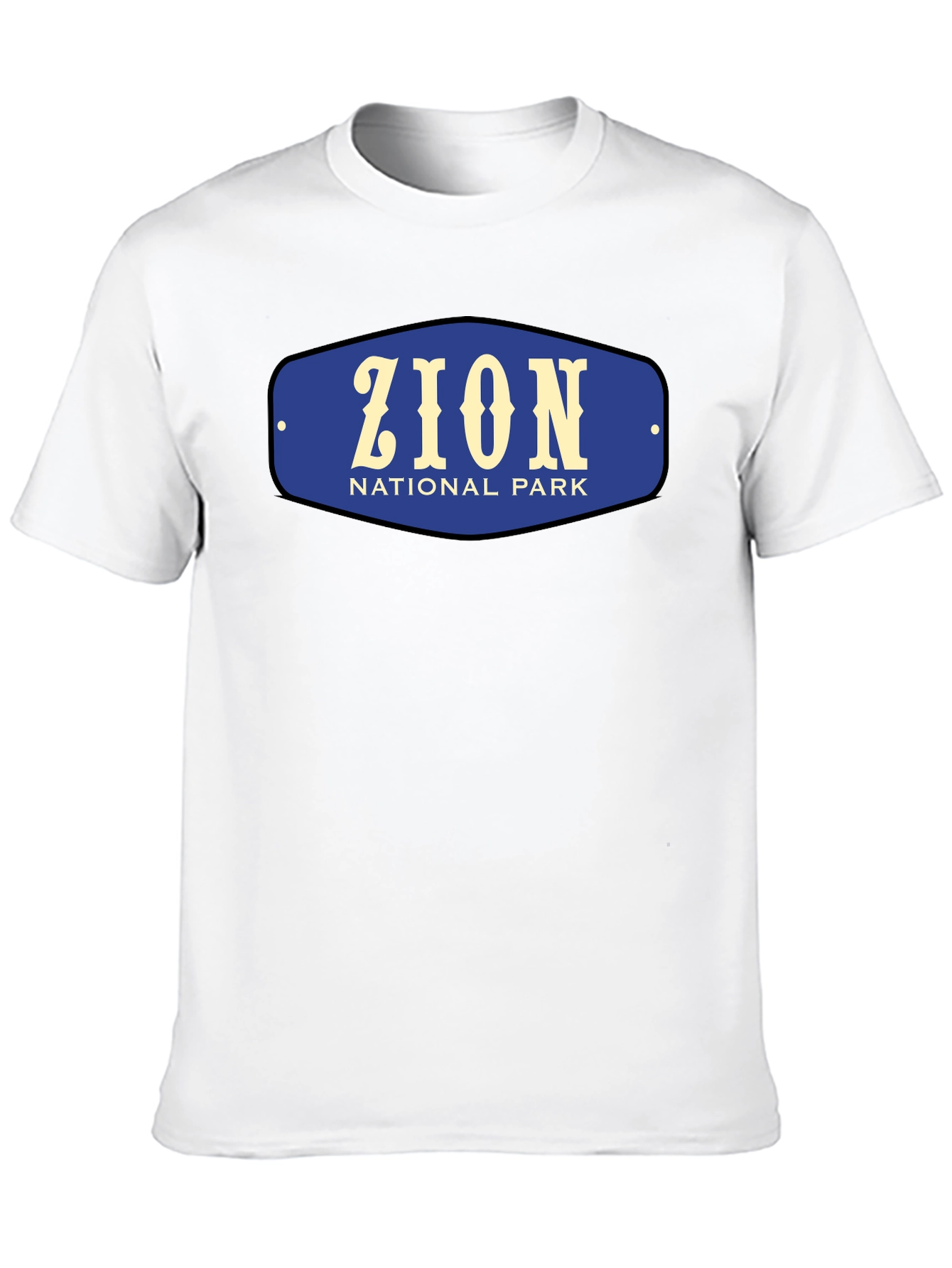 Zion National Park Black Graphic Tee