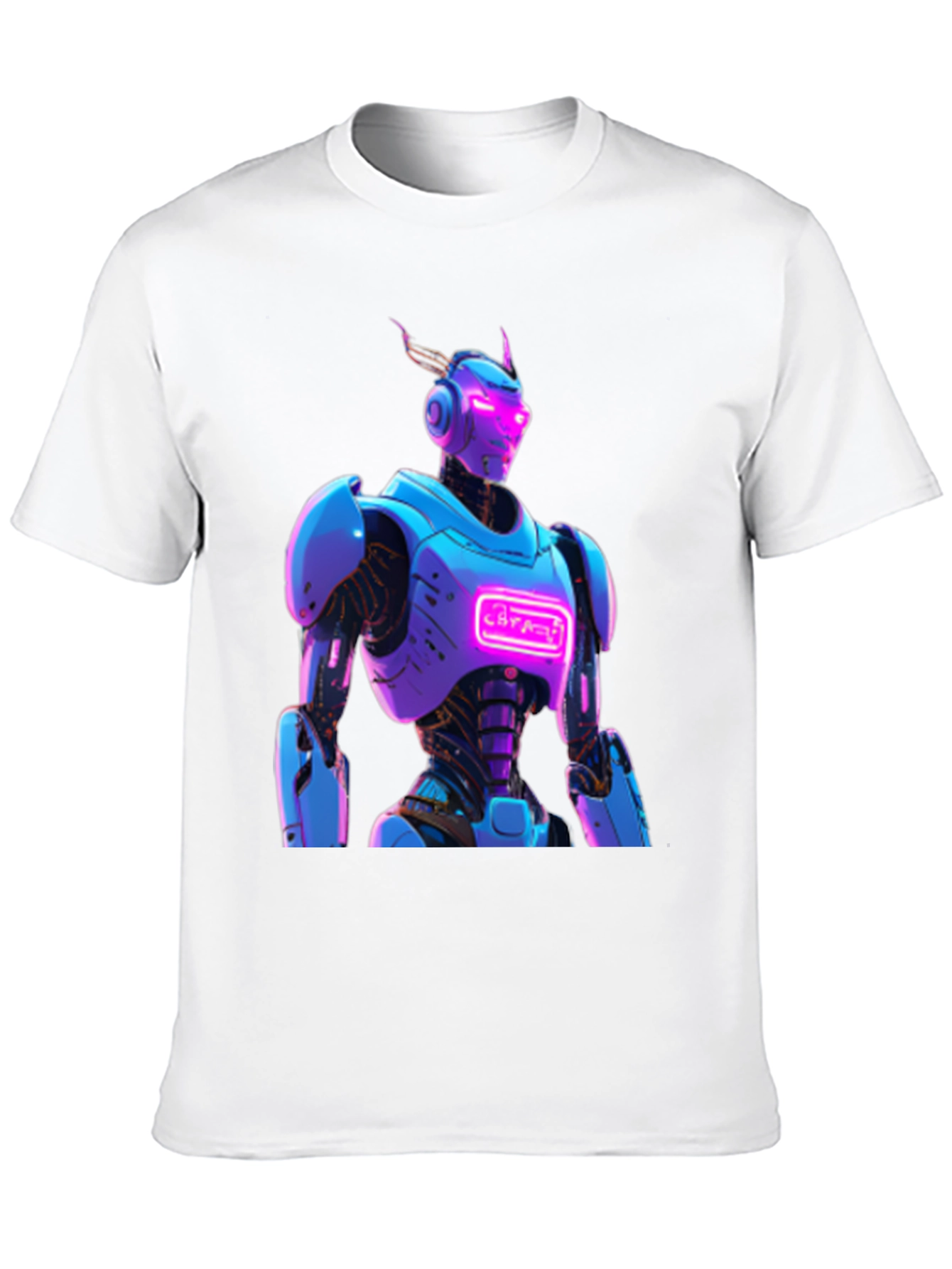 Cyberpunk Robot Graphic T-Shirt