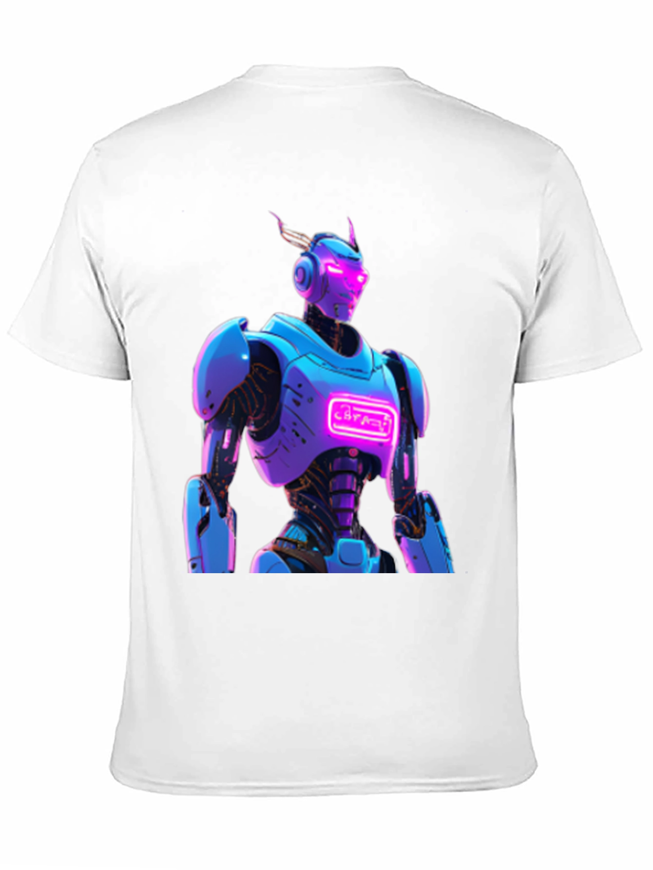 Cyberpunk Robot Graphic T-Shirt