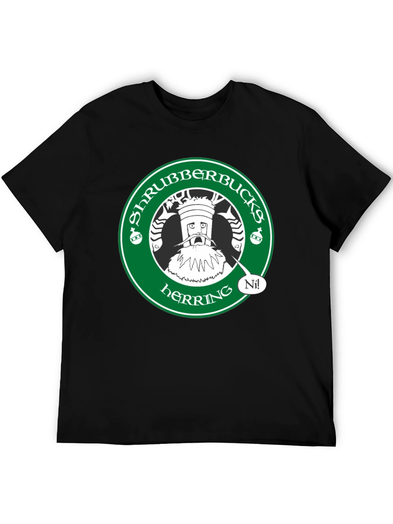 Shrubberbucks Herring T-Shirt - Monty Python Inspired