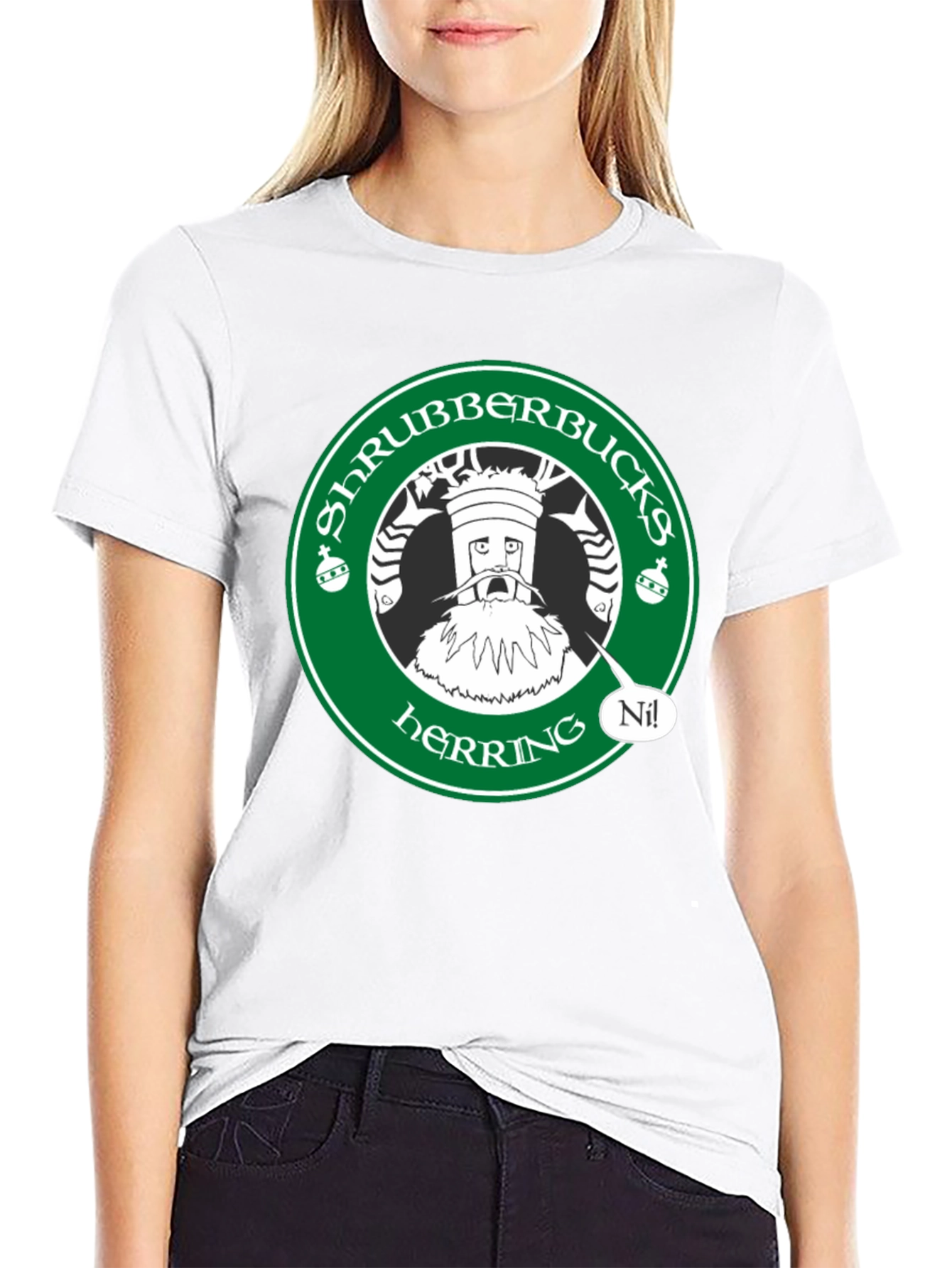 Shrubberbucks Herring T-Shirt - Monty Python Inspired
