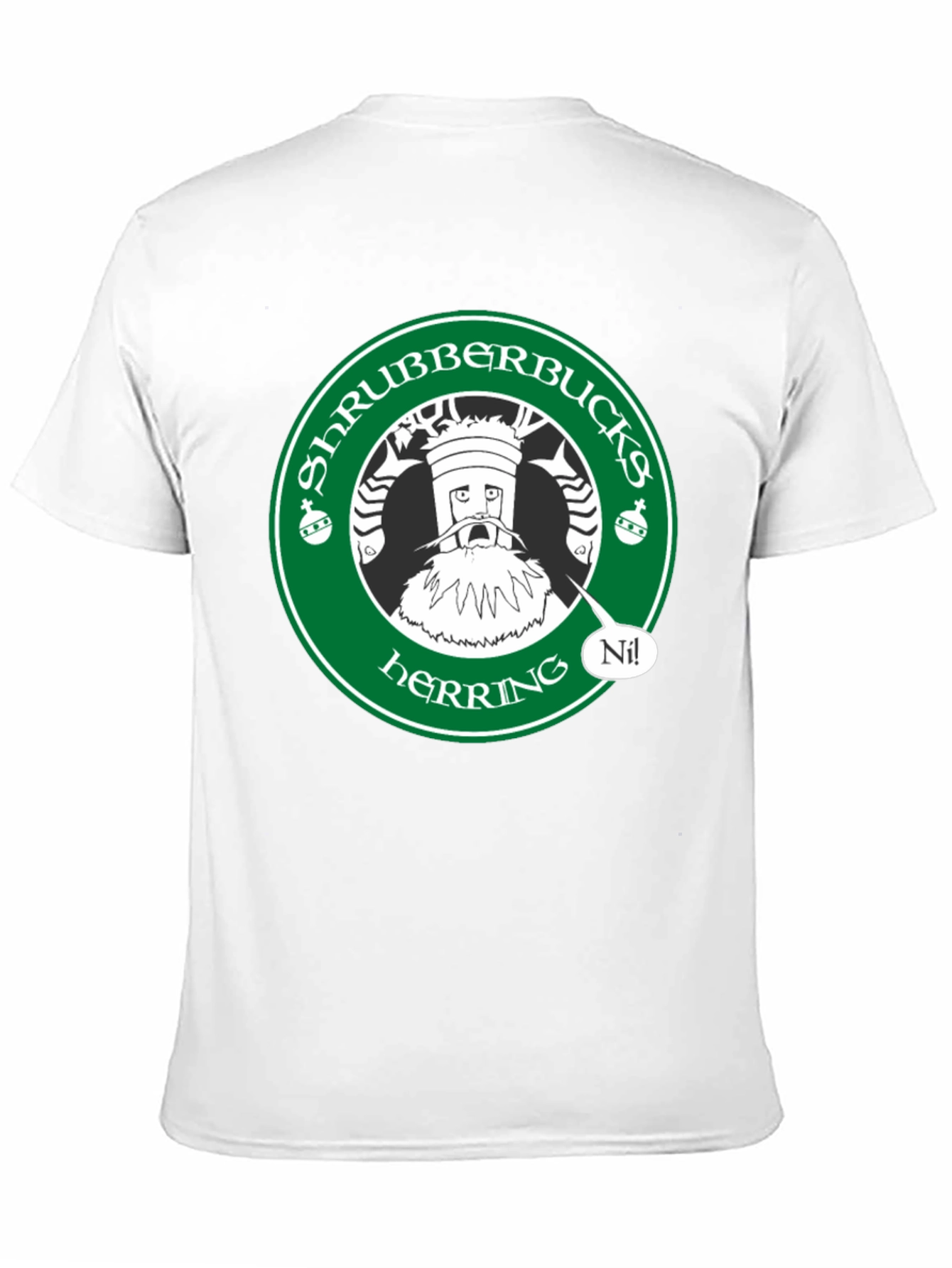 Shrubberbucks Herring T-Shirt - Monty Python Inspired