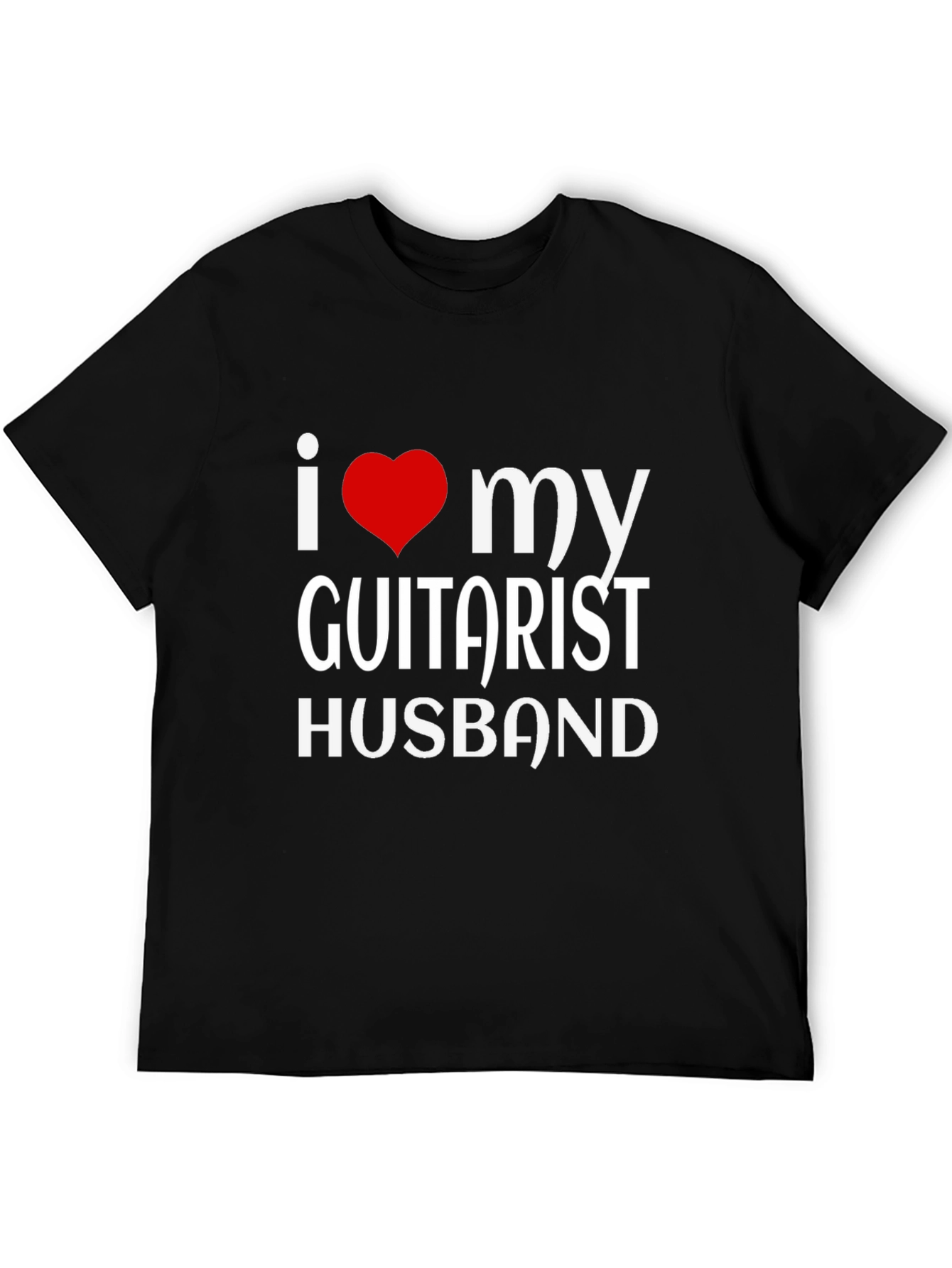 I Love My Guitarist Husband T-Shirt